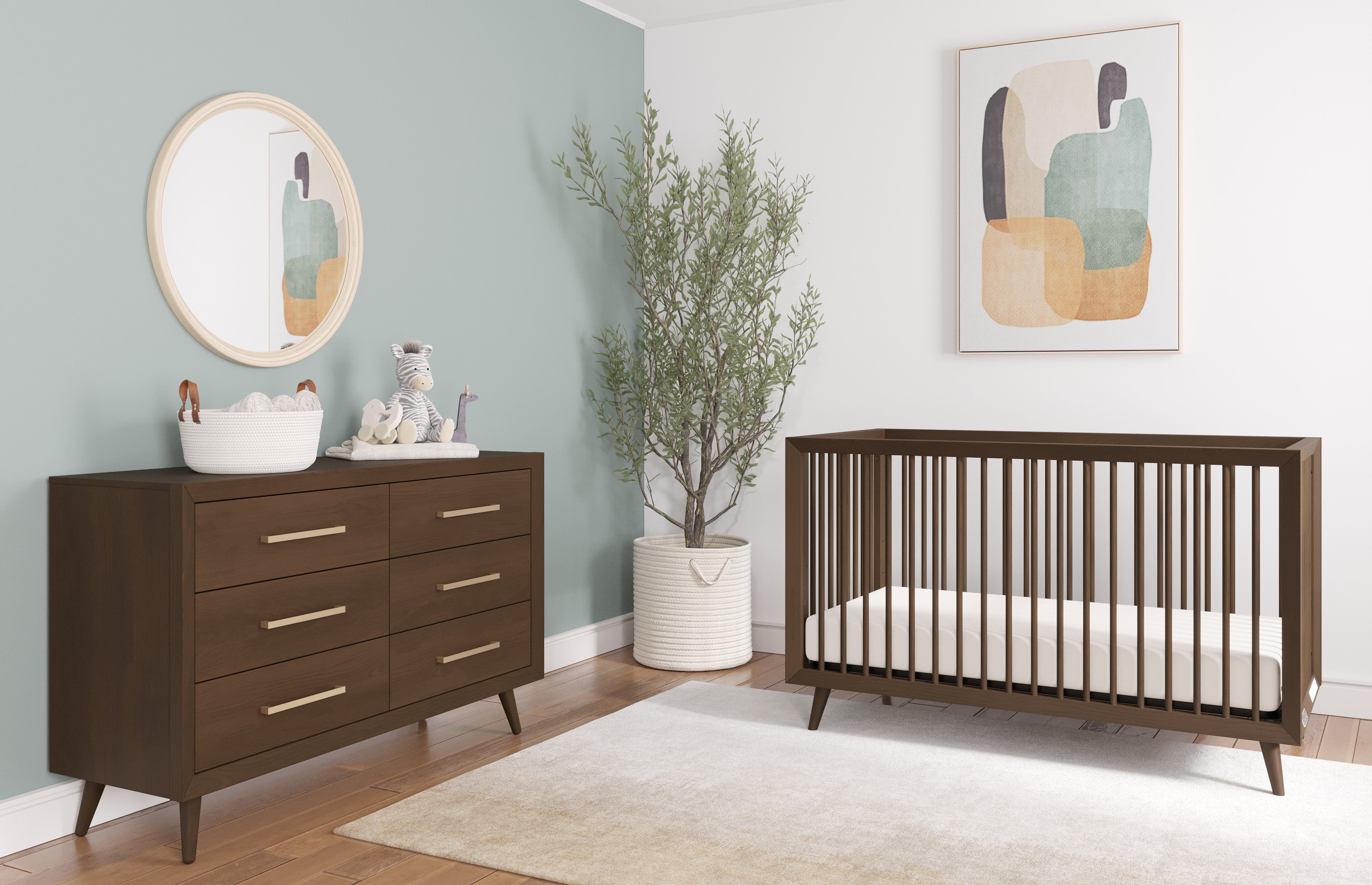 Cranbrook 4-in-1 Convertible Crib, Toasted Chestnut