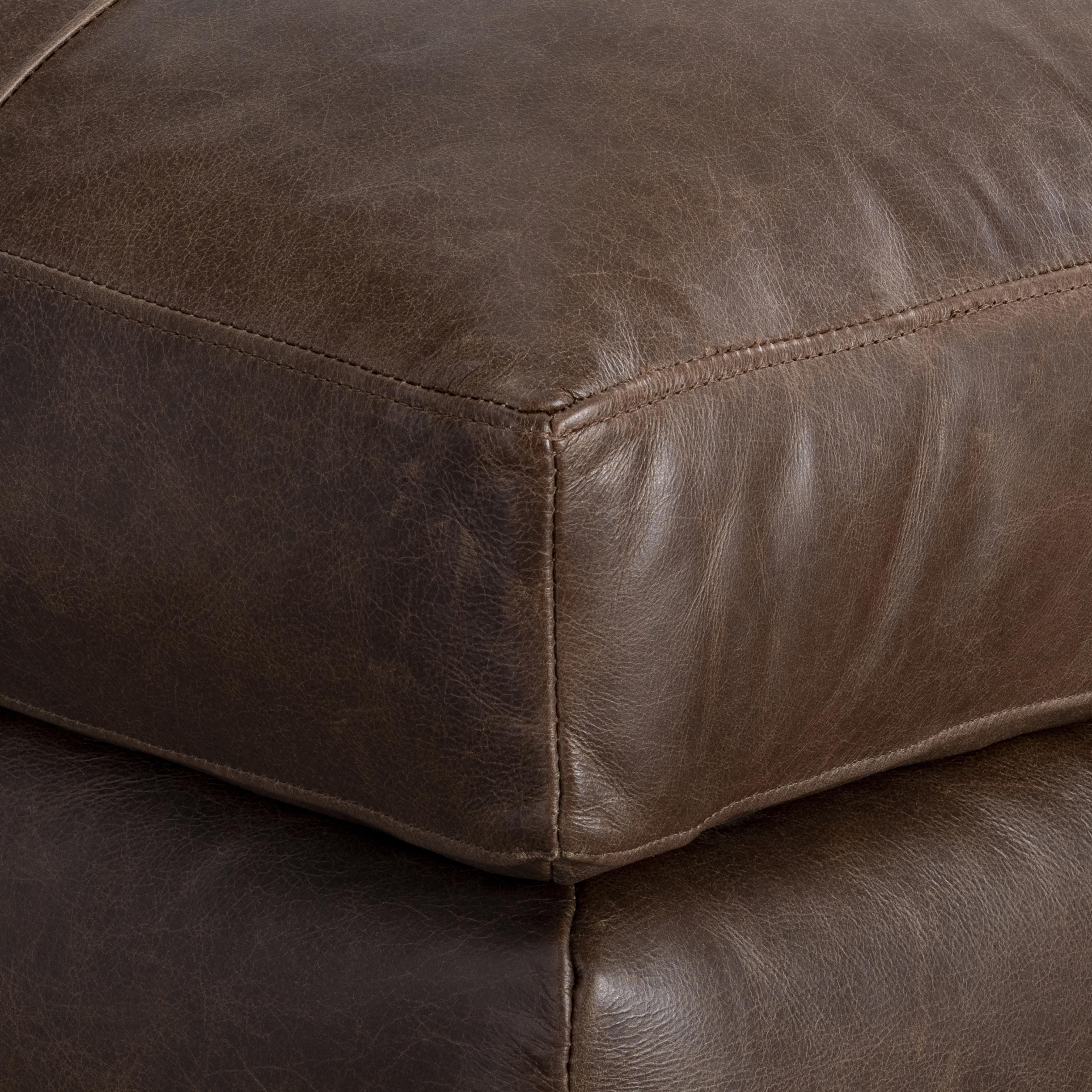 Bernhardt Furniture Nest Leather Ottoman