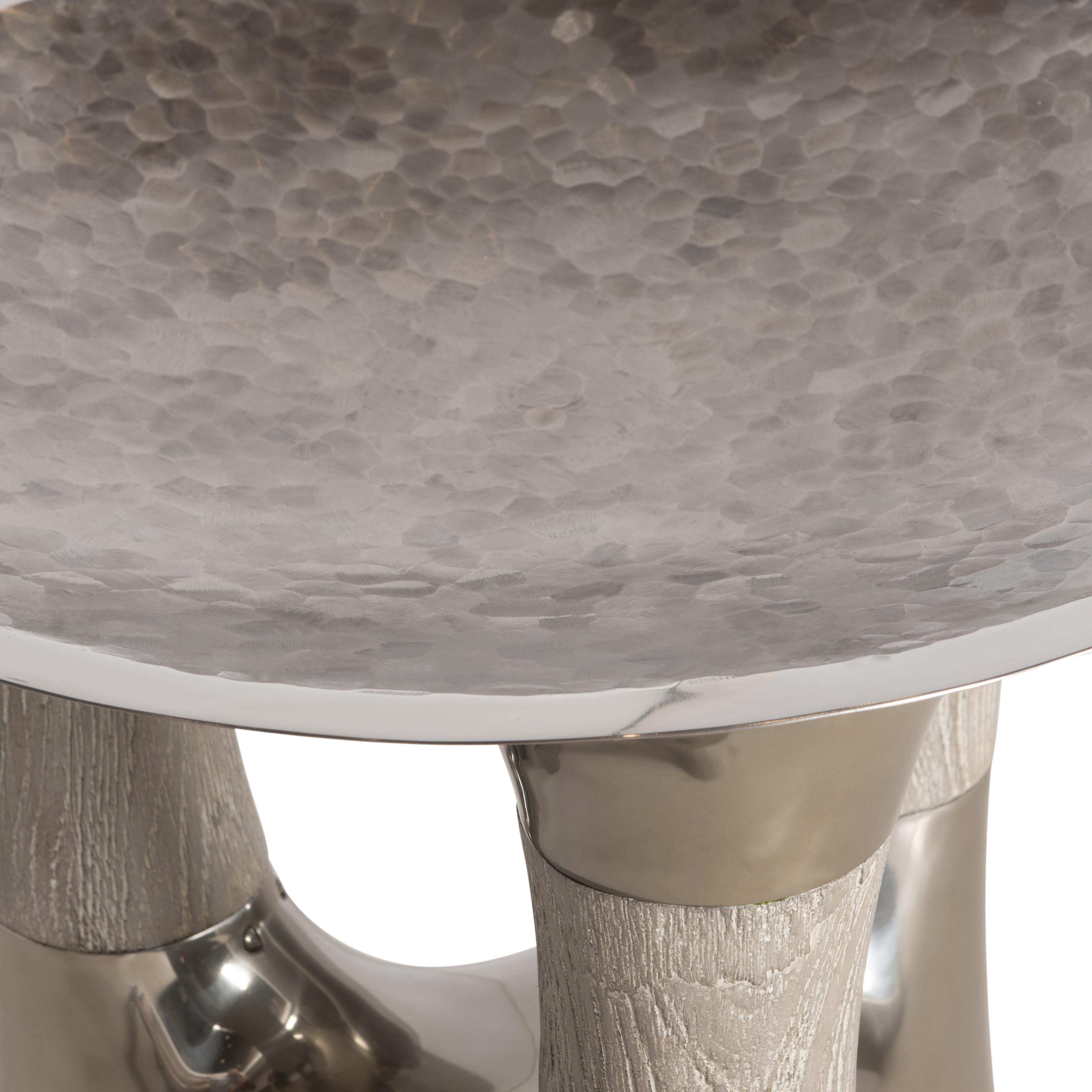 Bernhardt Dalton Round Glass Dining Table