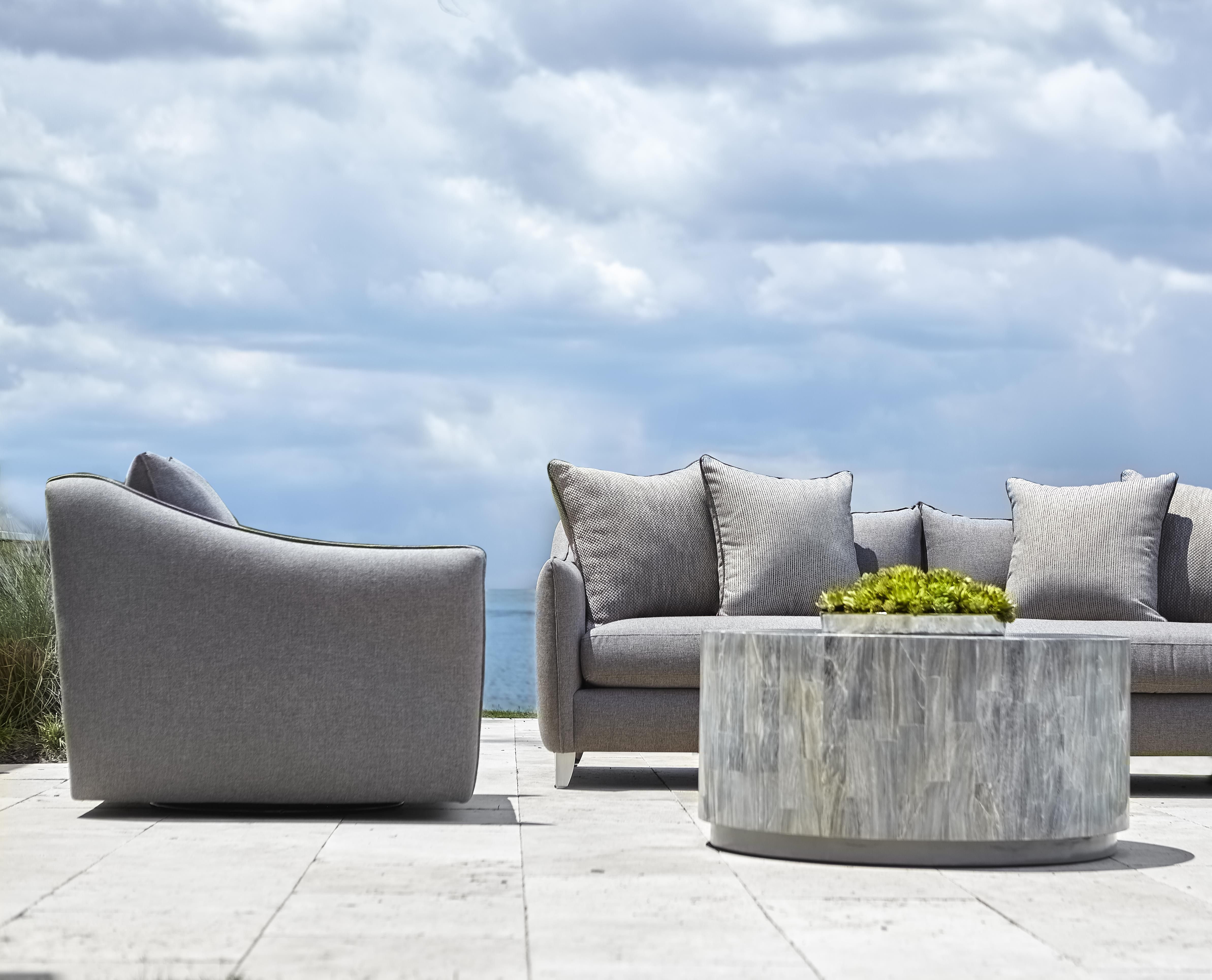 Bernhardt Monterey Outdoor Swivel Chair