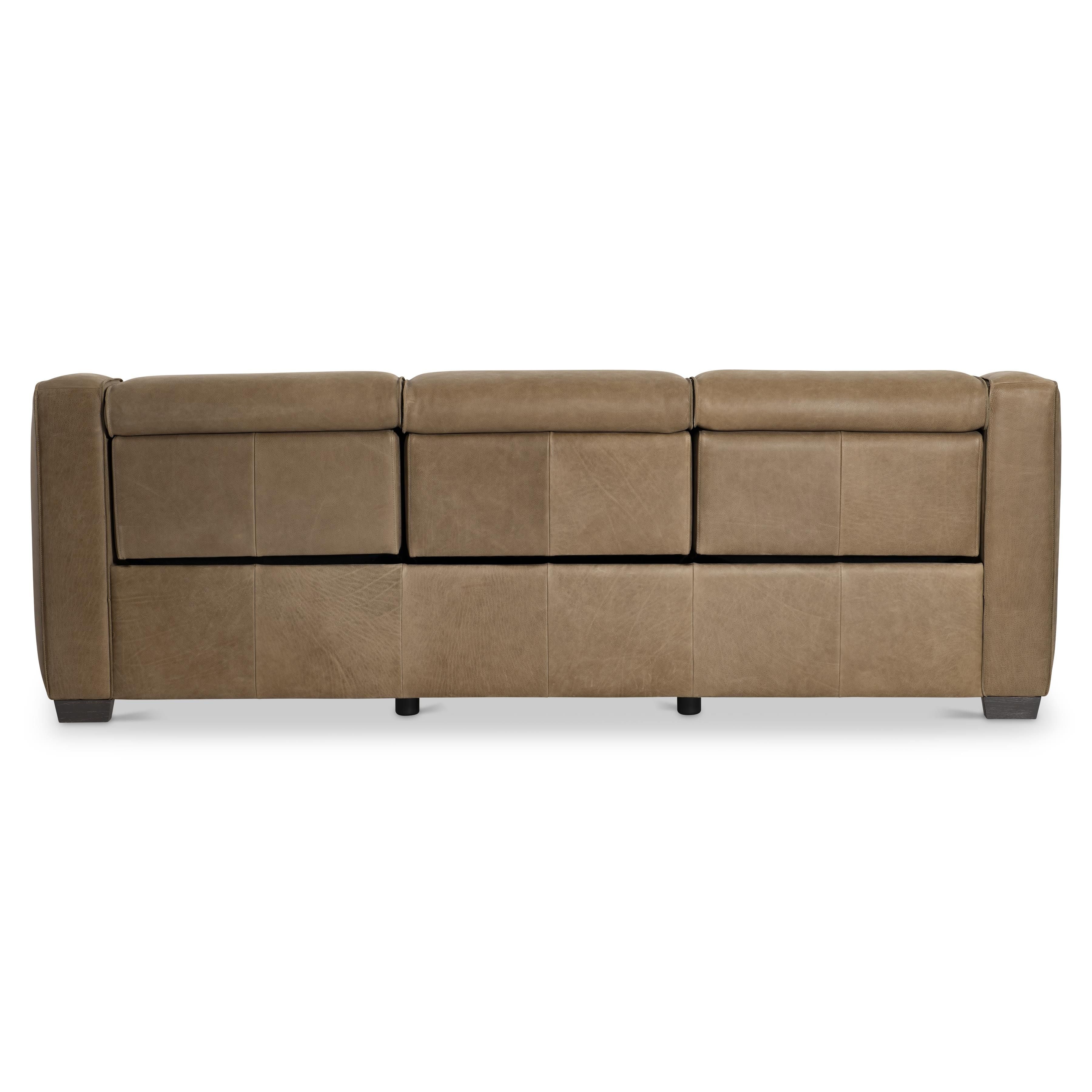 Bernhardt Flynn Leather Power Motion Sofa