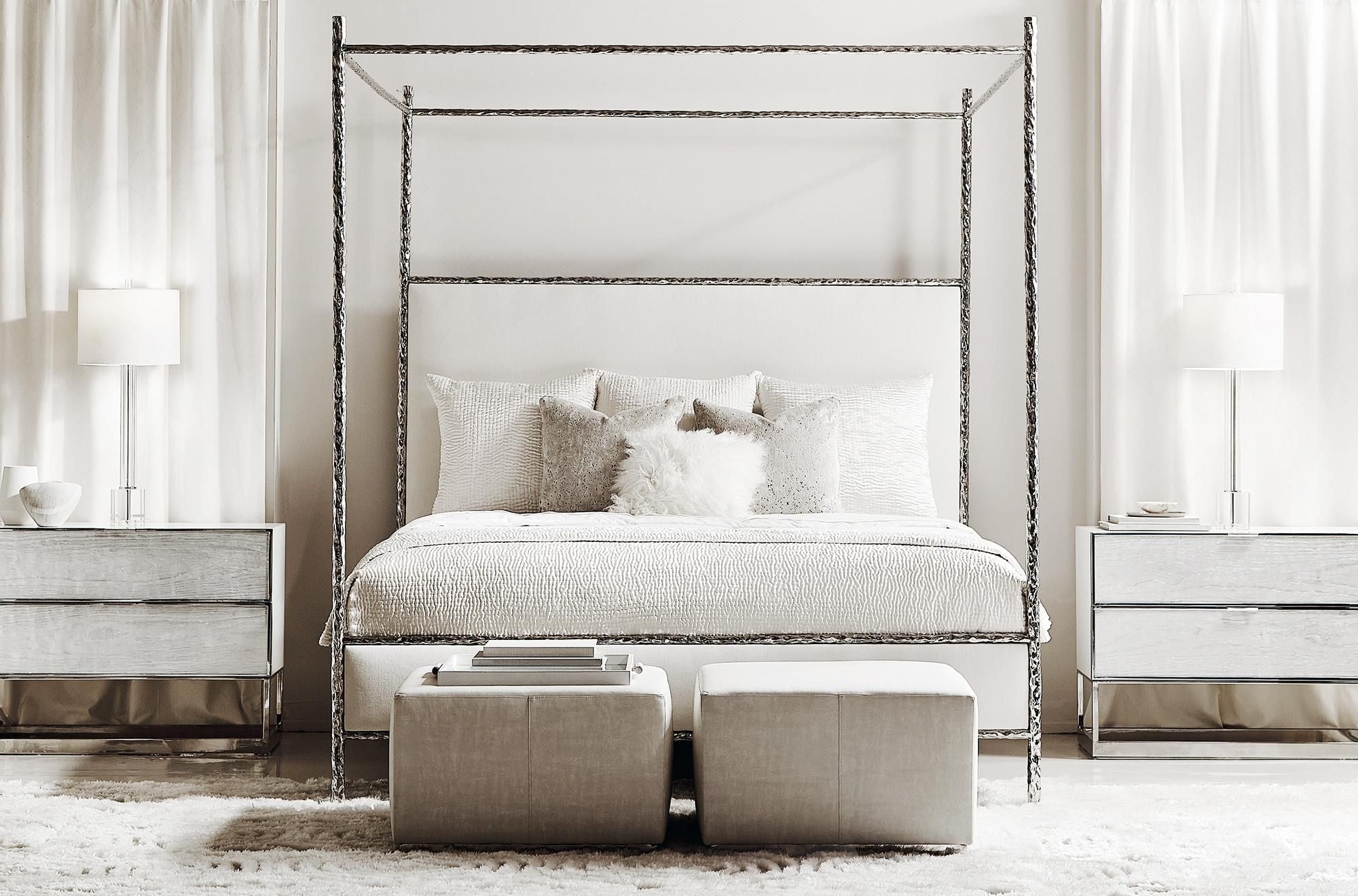 Bernhardt Furniture – Odette Fabric Canopy Bed King