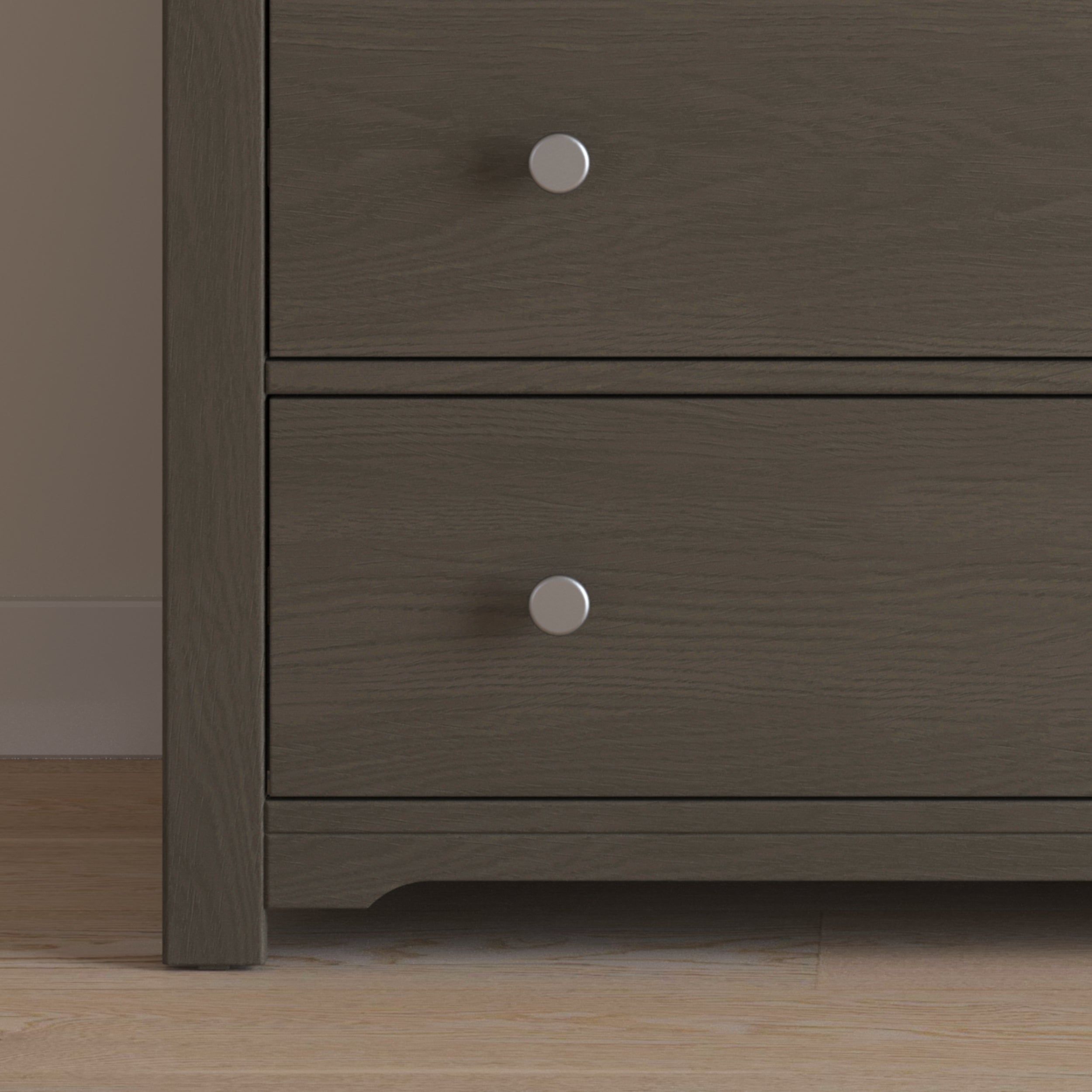 Harmony 3-Drawer Dresser With Changing Table Topper, Dapper Gray