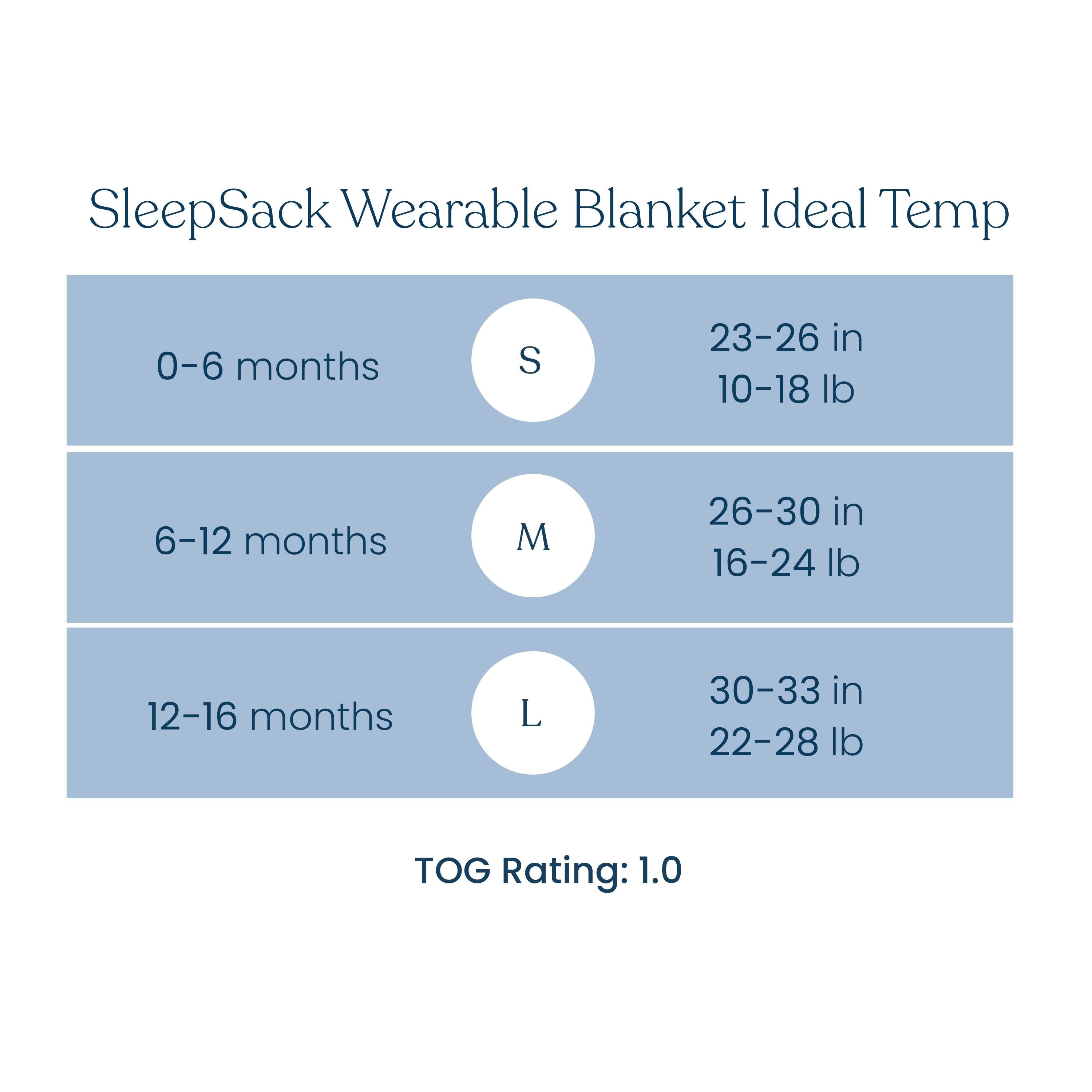 Wearable Blanket Ideal Temp Tog 1.0