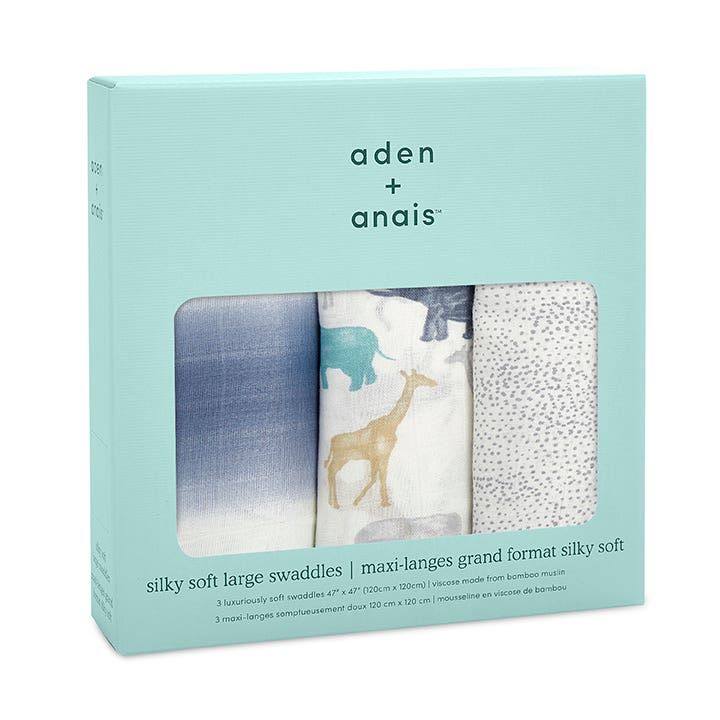 Boutique Silky Soft Swaddle Blanket 3 Pack