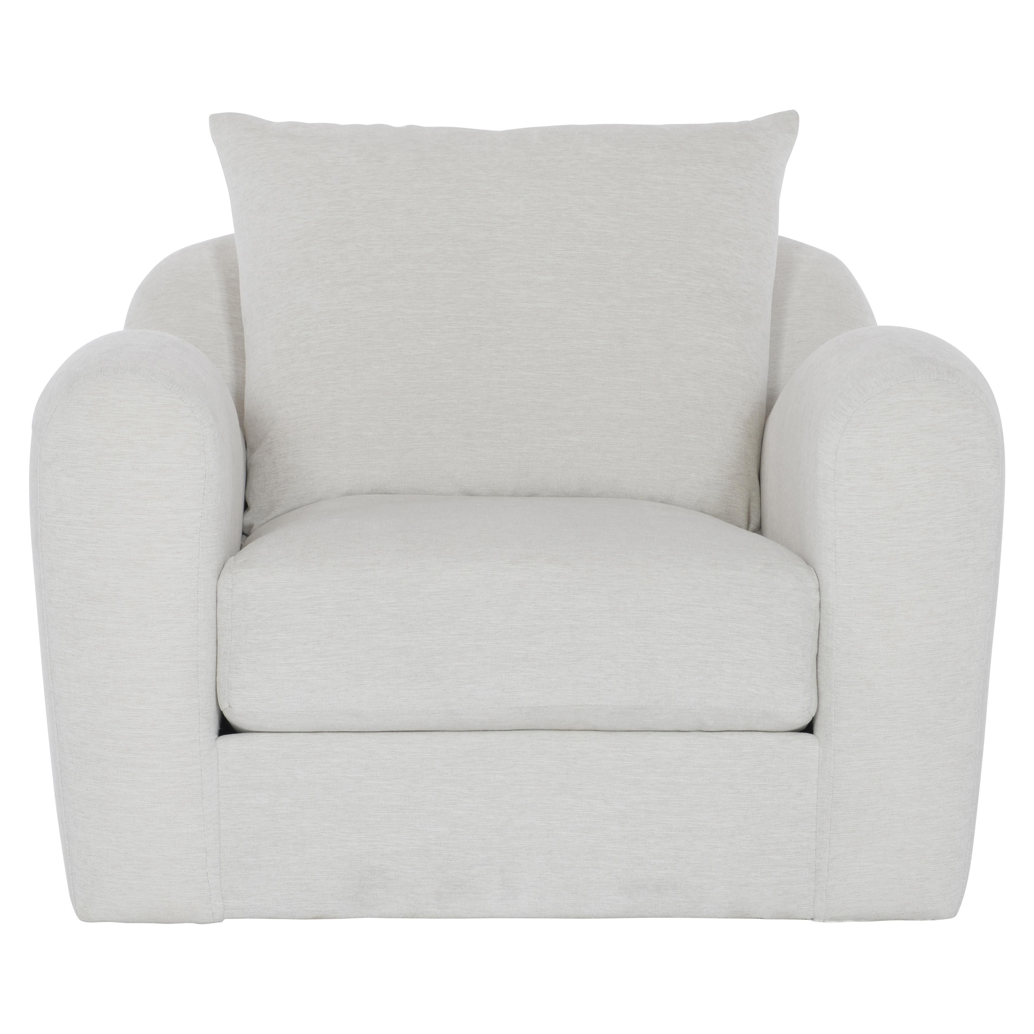 Bernhardt Furniture Asher Fabric Swivel Chair