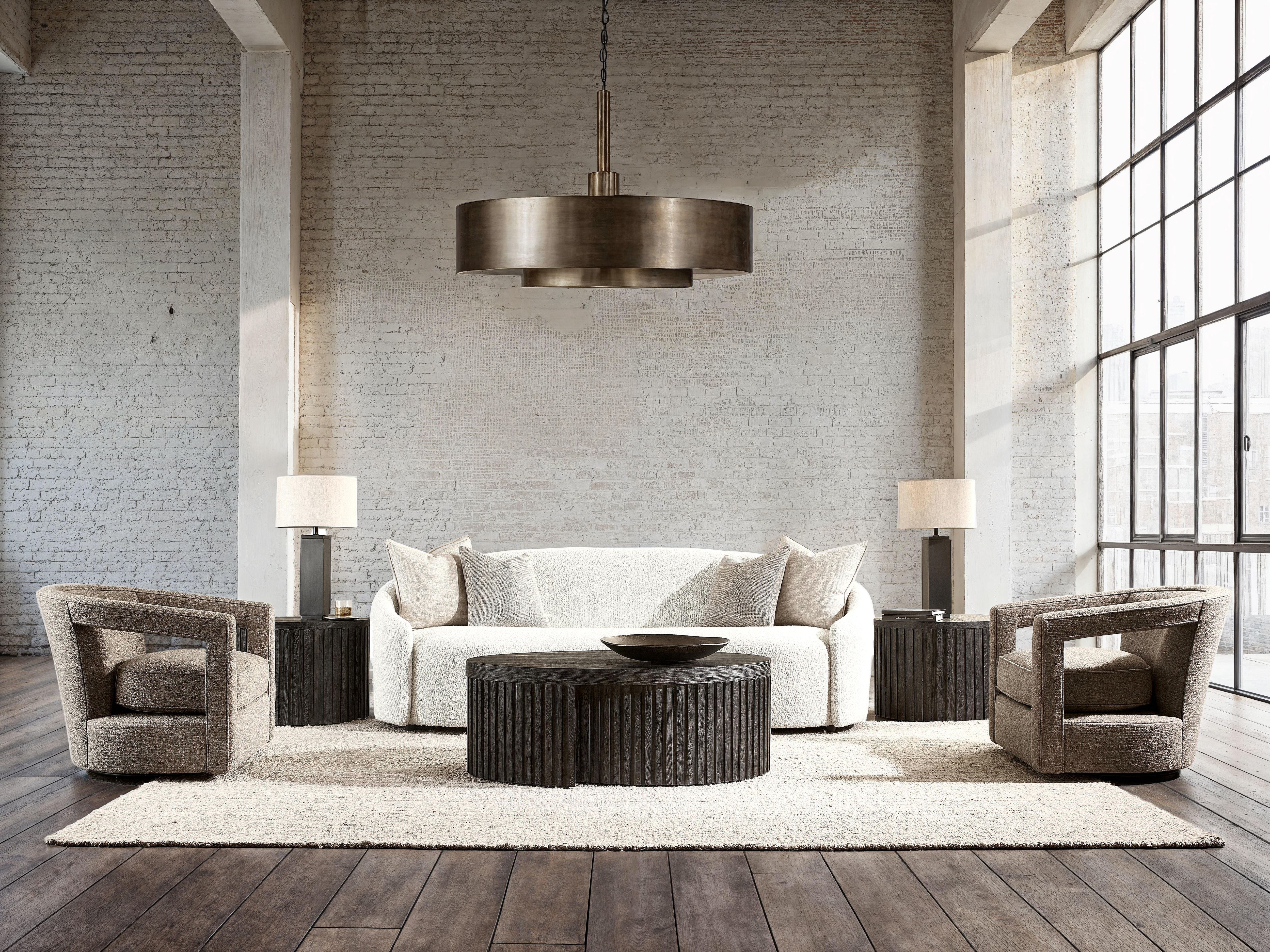 Bernhardt Alana Fabric Swivel Chair