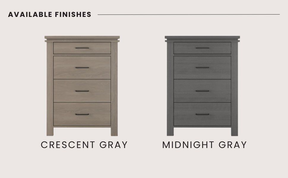 Denman 4 Drawer Chest, Midnight Gray