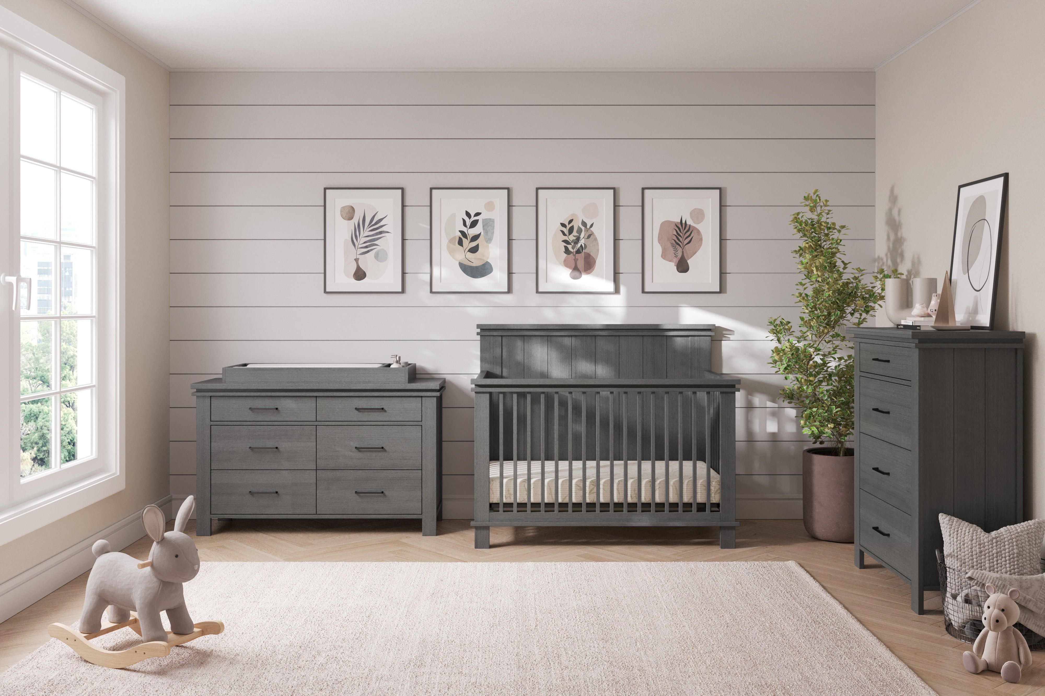 F01792 - Universal Changing Table Topper, Midnight Gray