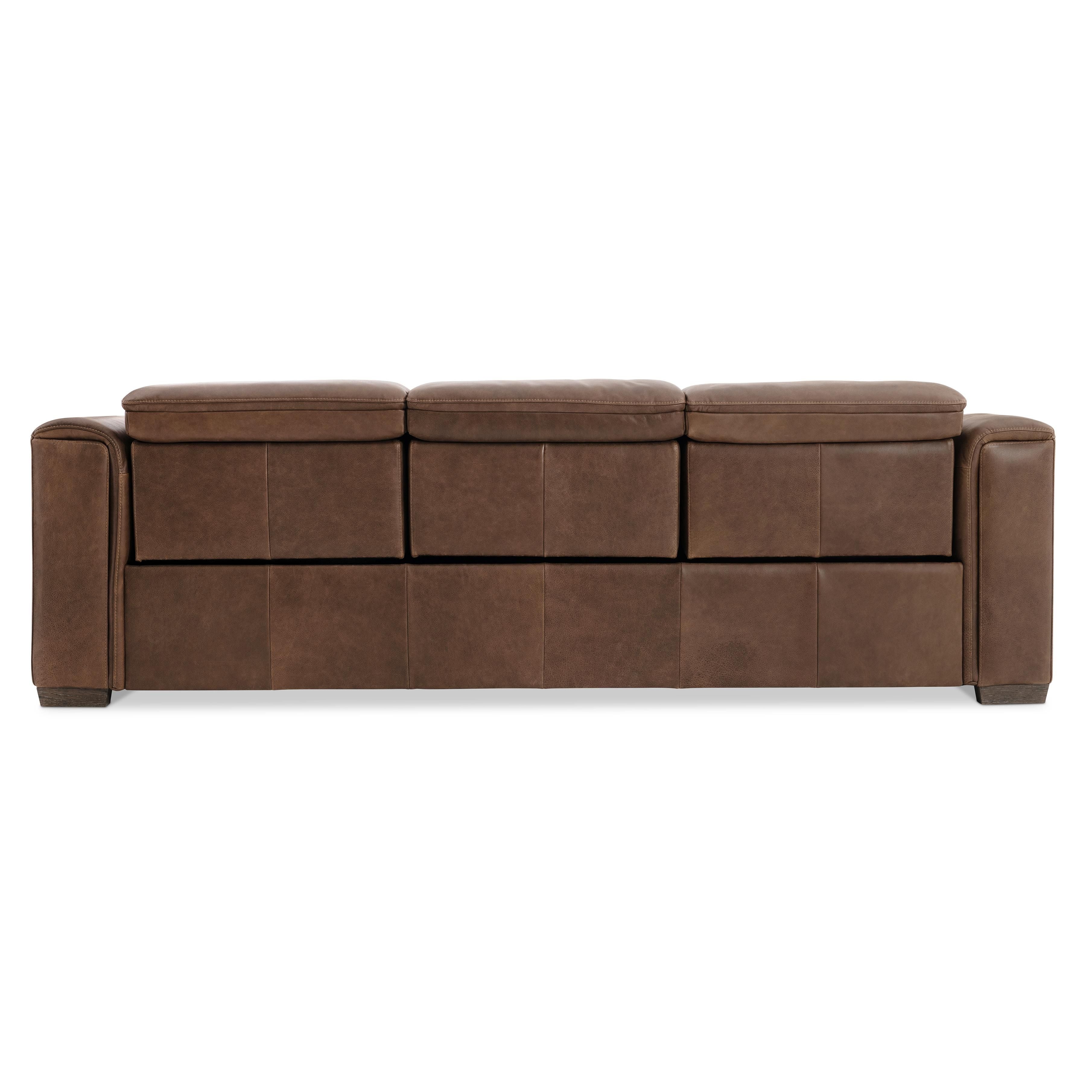 Bernhardt Furniture – Billings Leather Power Motion Sofa