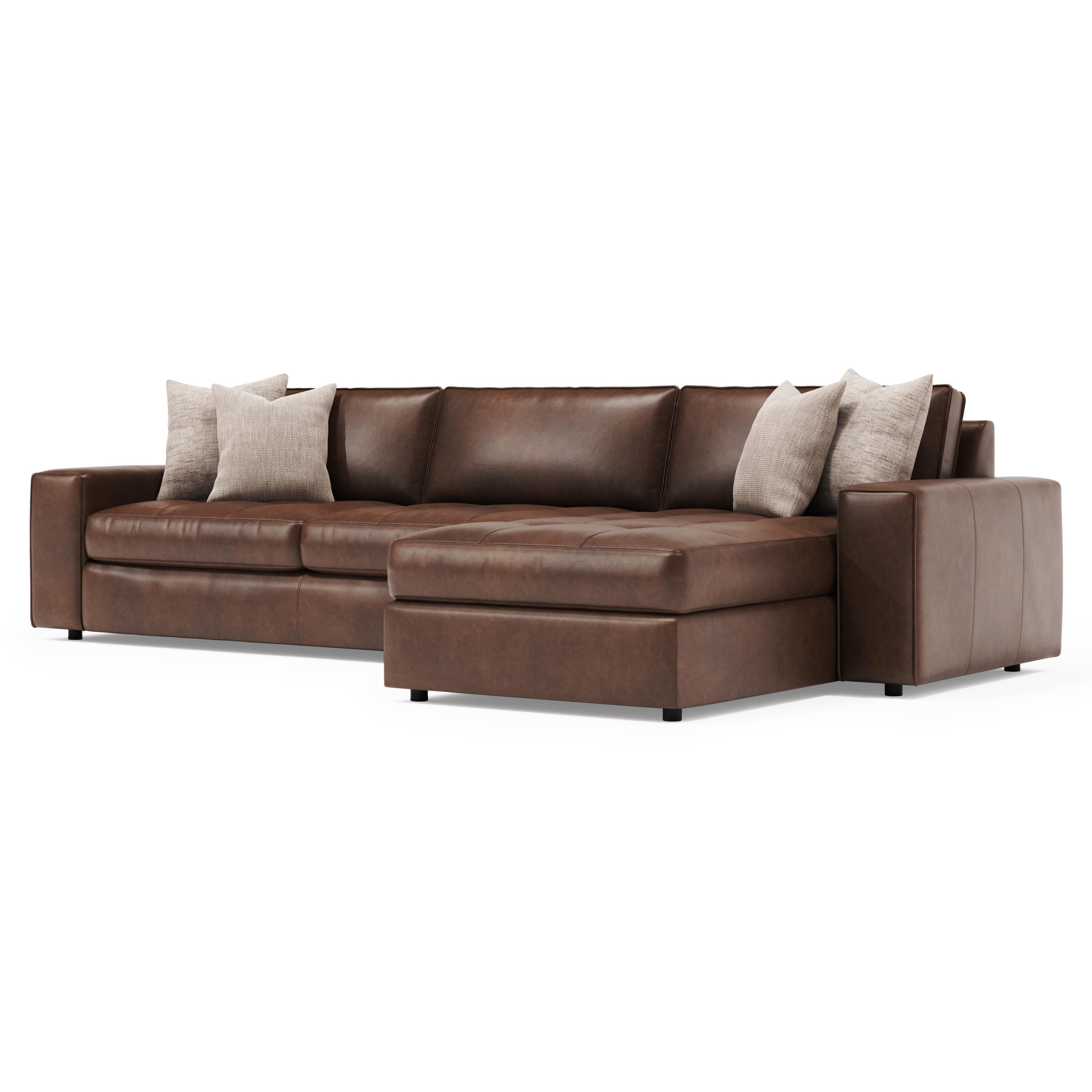Bernhardt Nest Leather Sectional