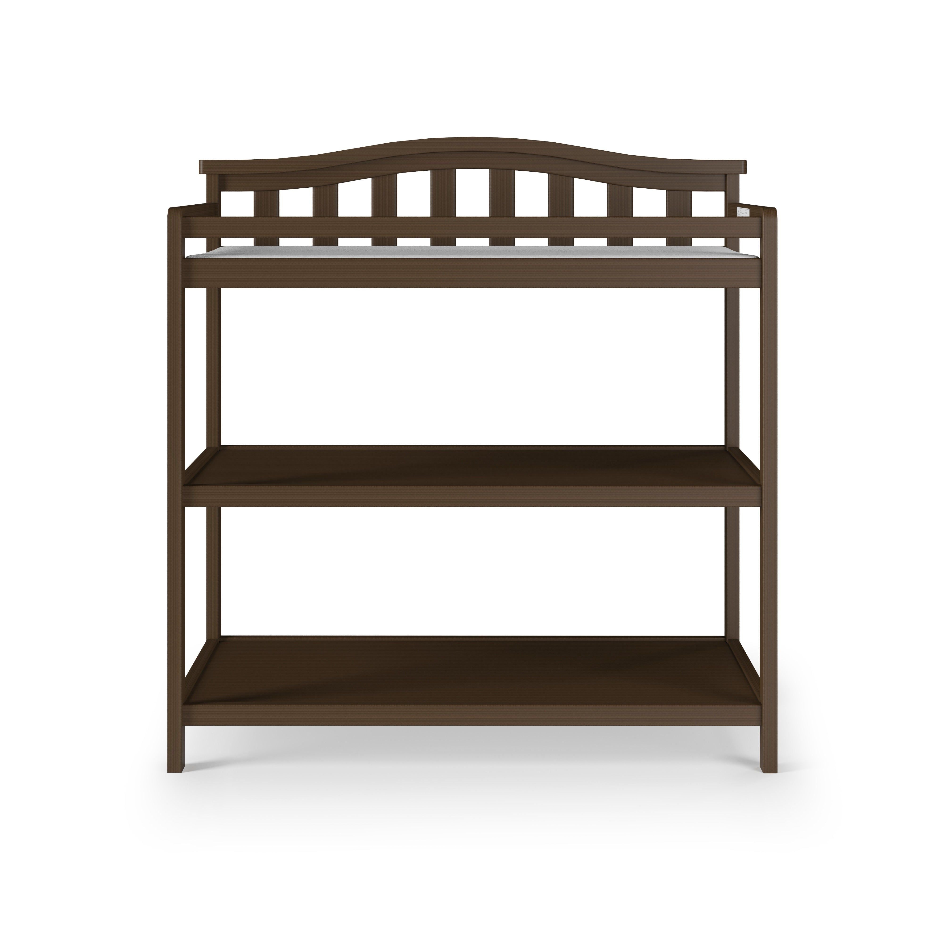 Arch Top Baby Changing Table, Slate
