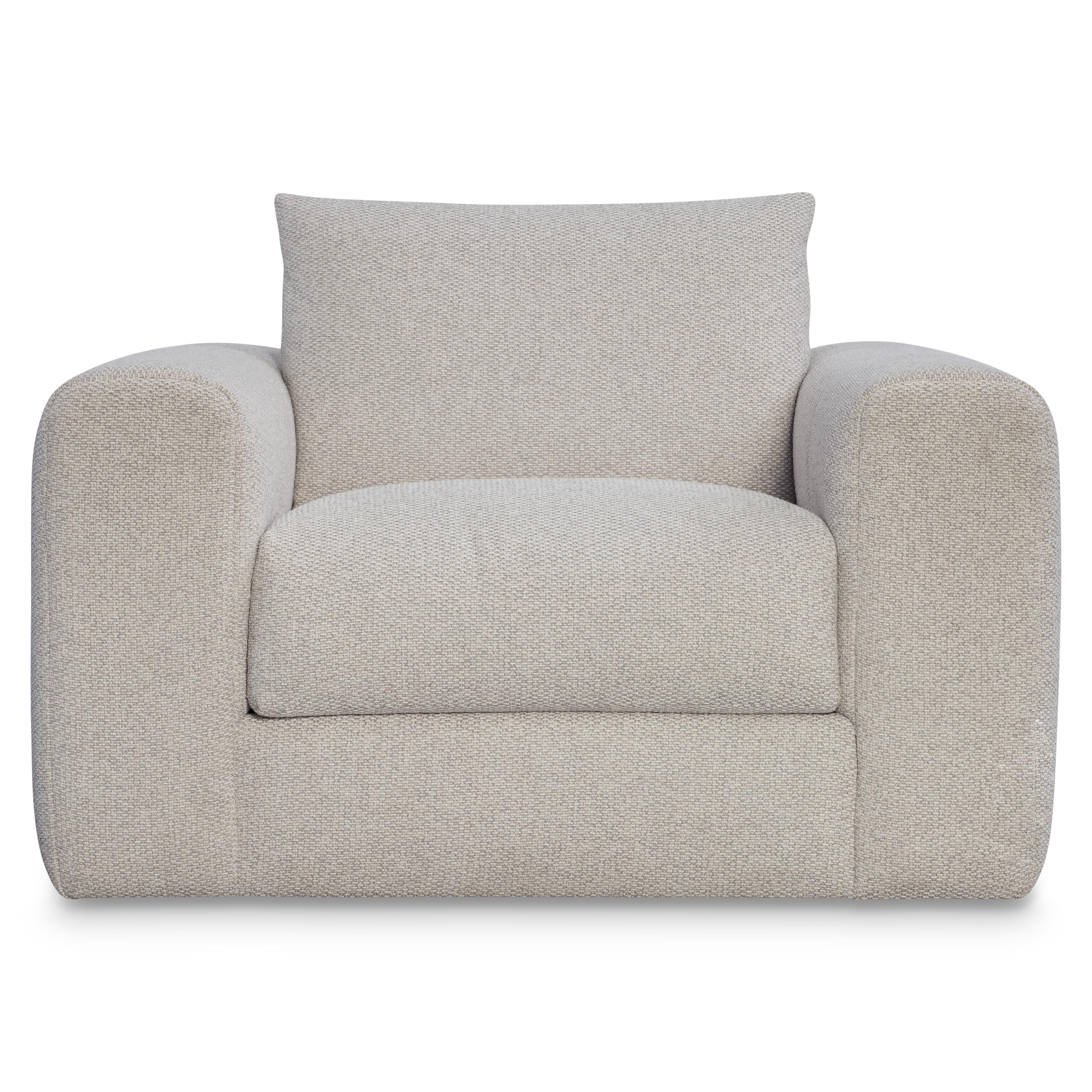 Bernhardt Vista Fabric Swivel Chair
