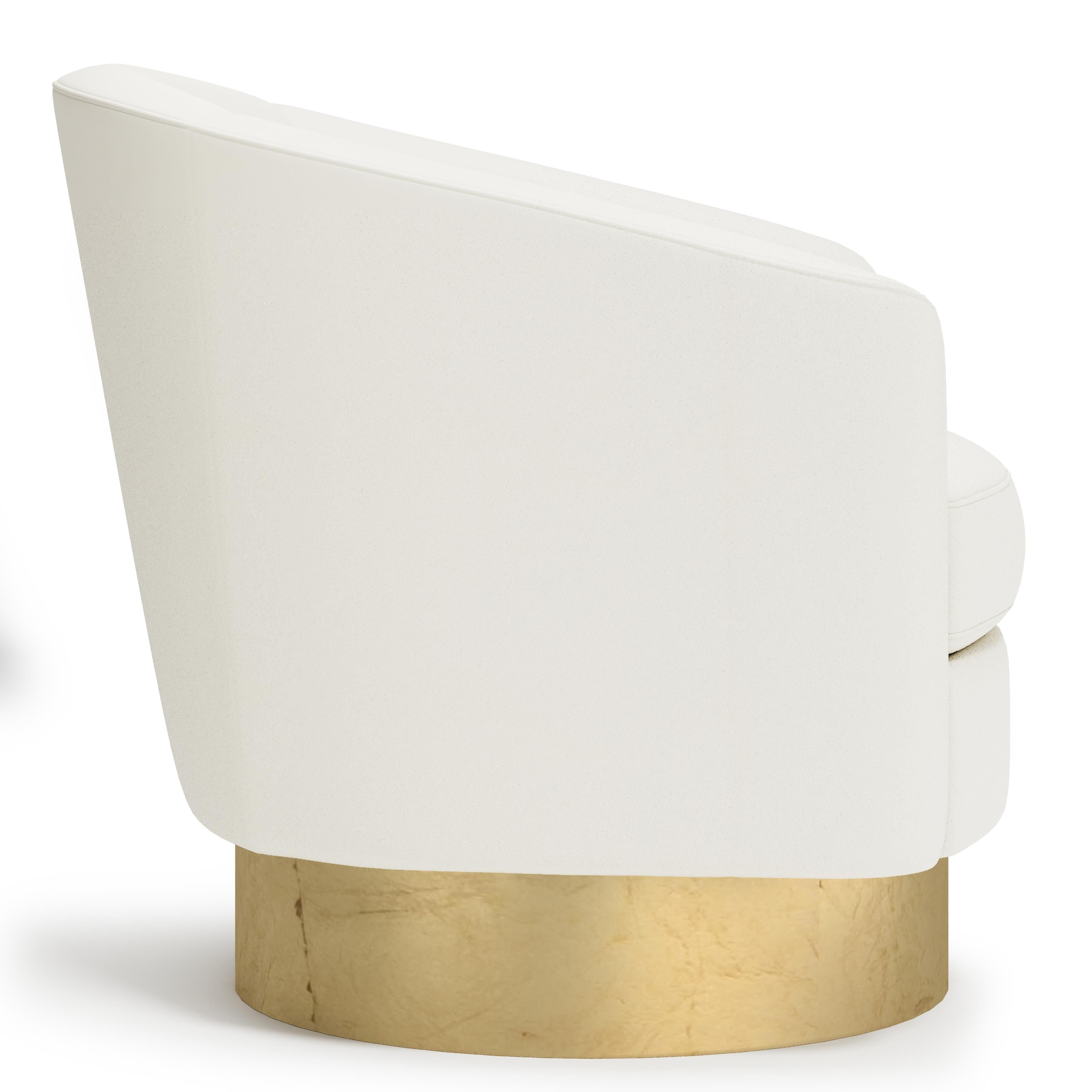 Bernhardt Furniture – Camino Leather Swivel Chair