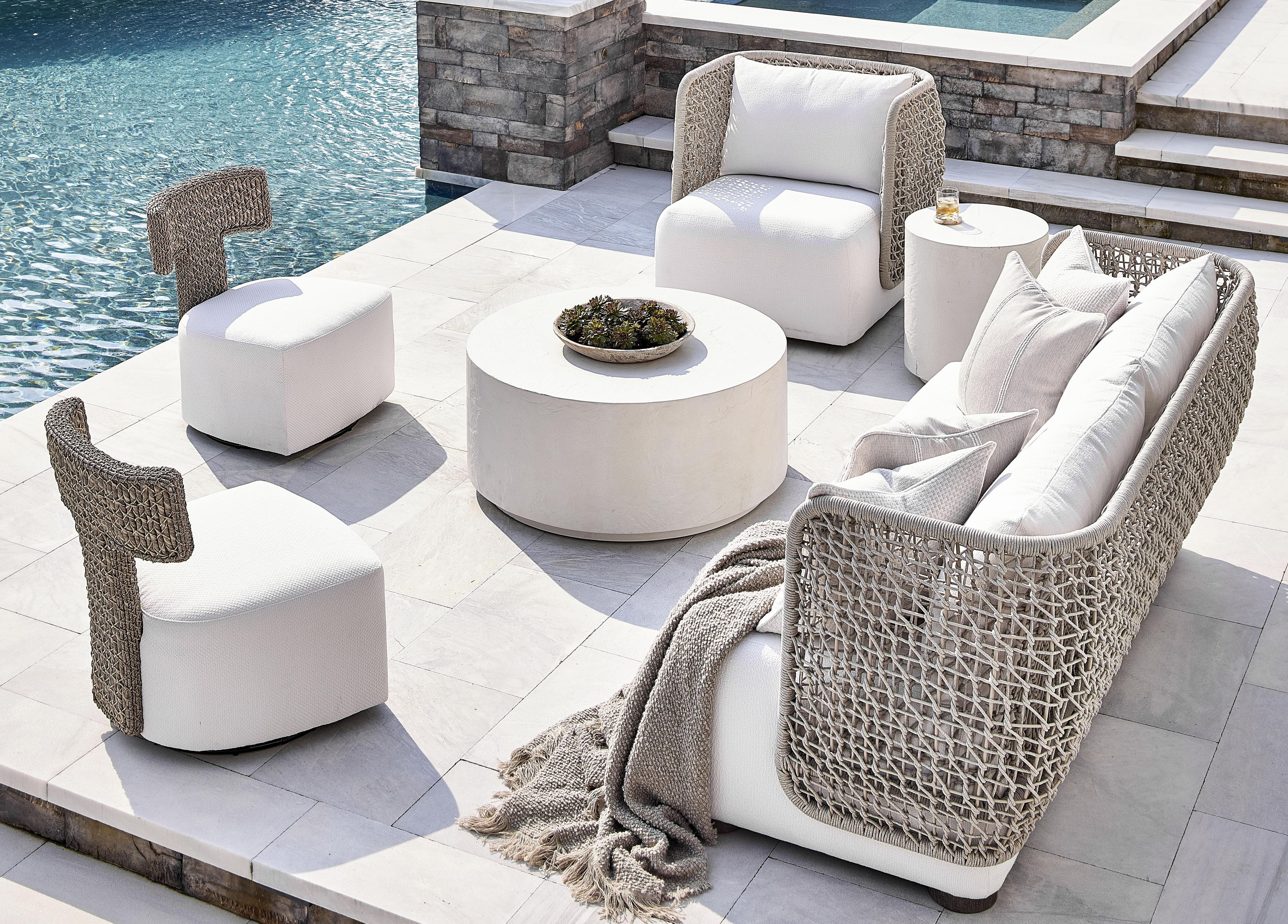Bernhardt Lomani Outdoor Swivel Chair