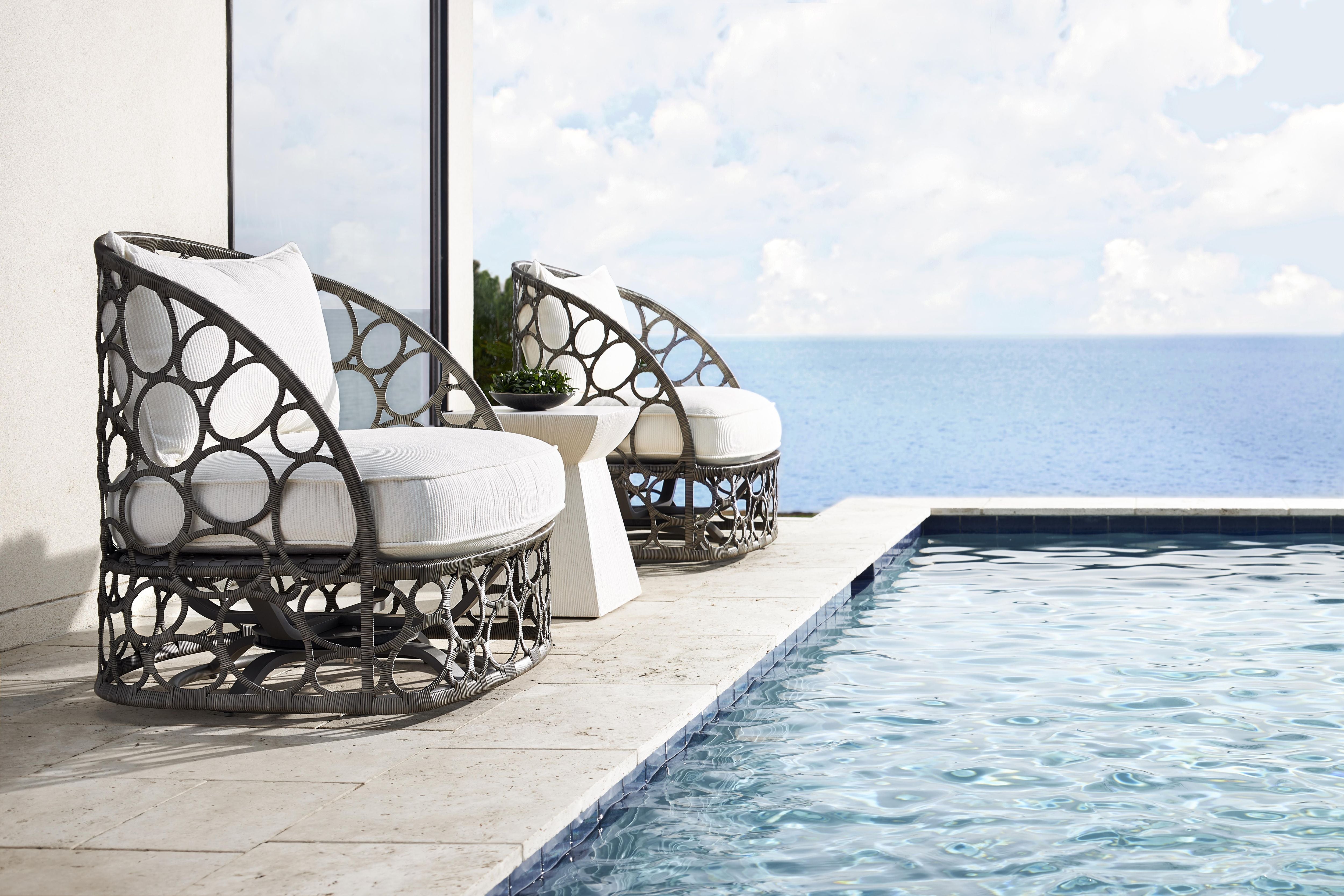 Bernhardt Bali Outdoor Swivel Chair