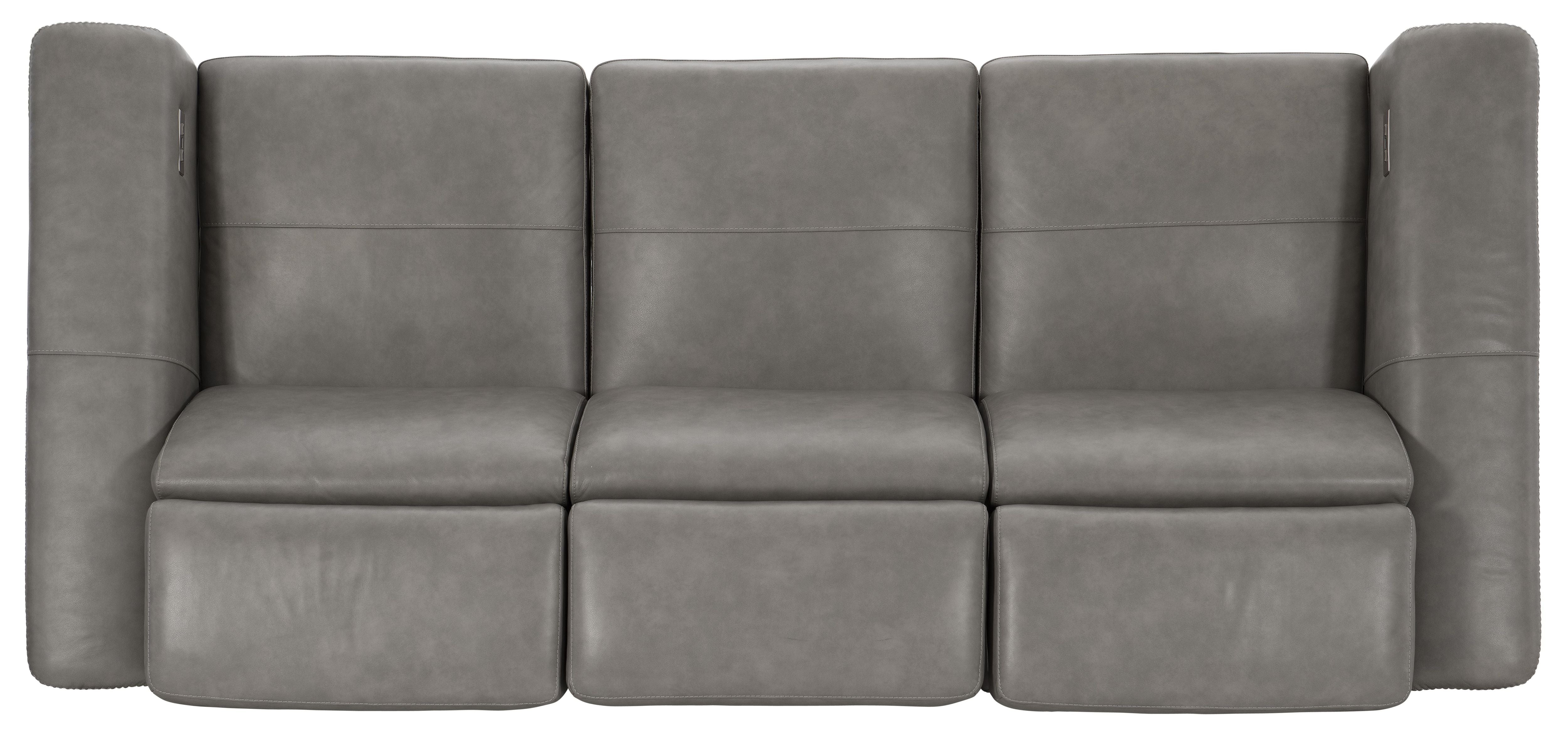 Bernhardt Furniture Lioni Leather Power Motion Sofa