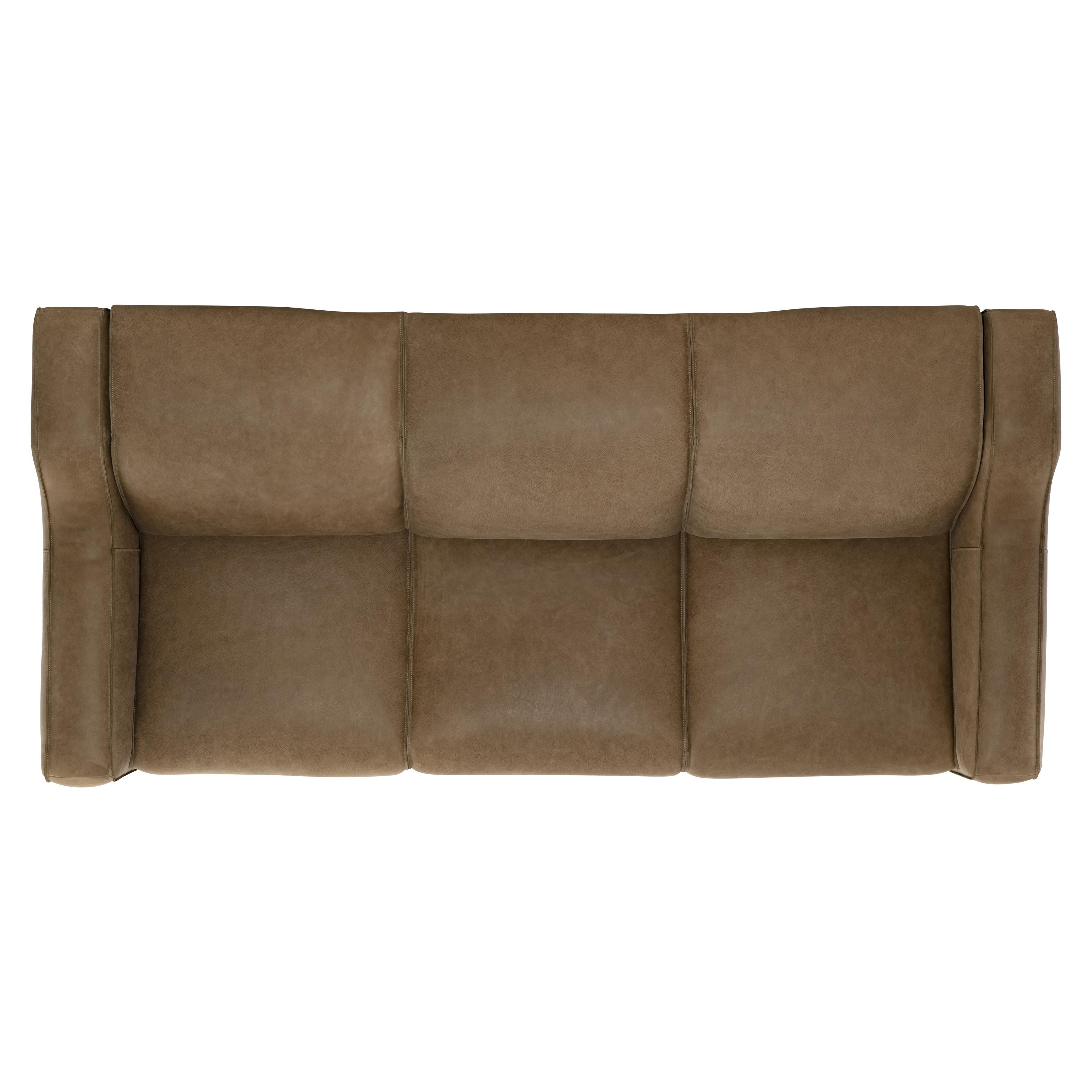 Bernhardt Furniture – Flynn Leather Power Motion Sofa