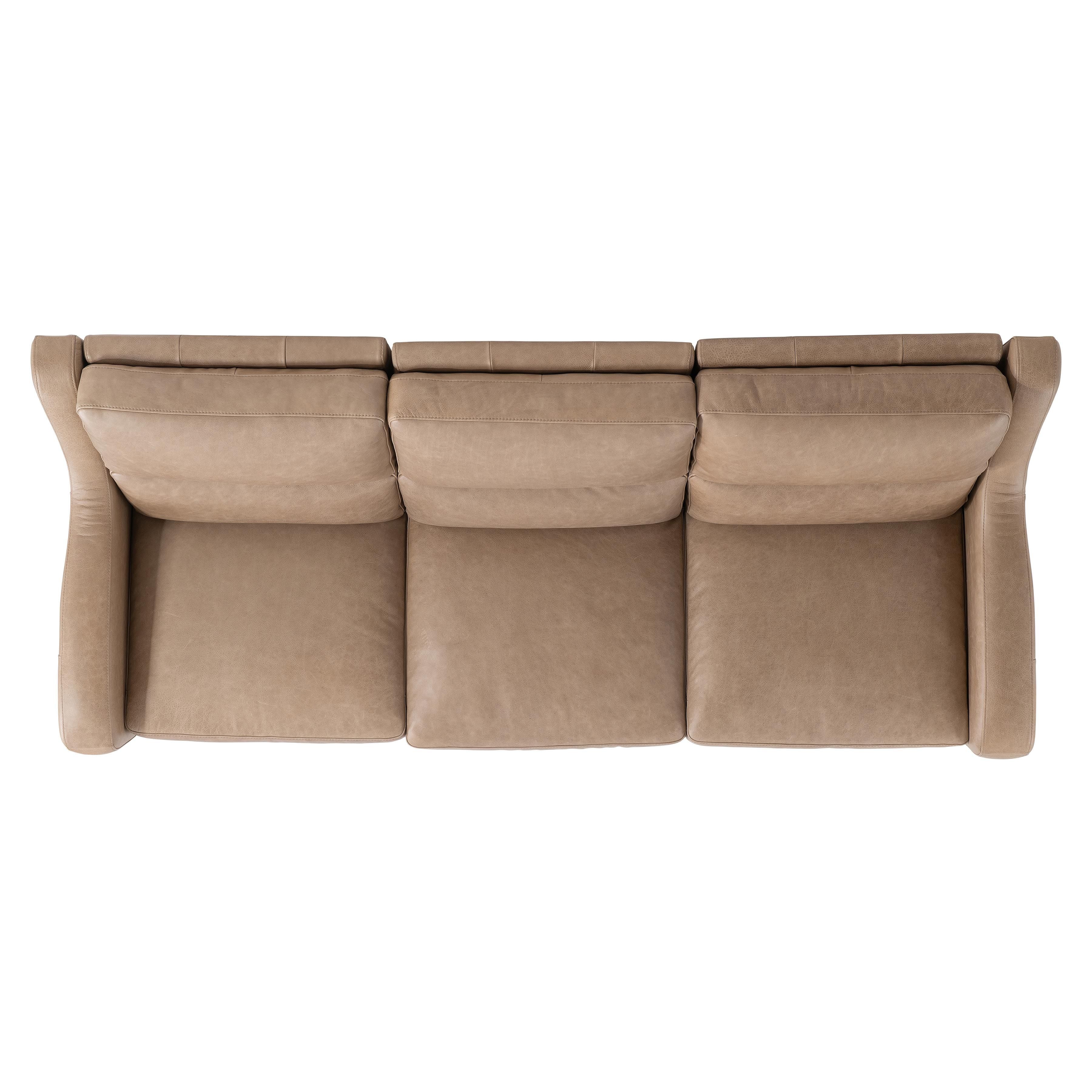 Bernhardt Furniture Ventura Leather Power Motion Sofa