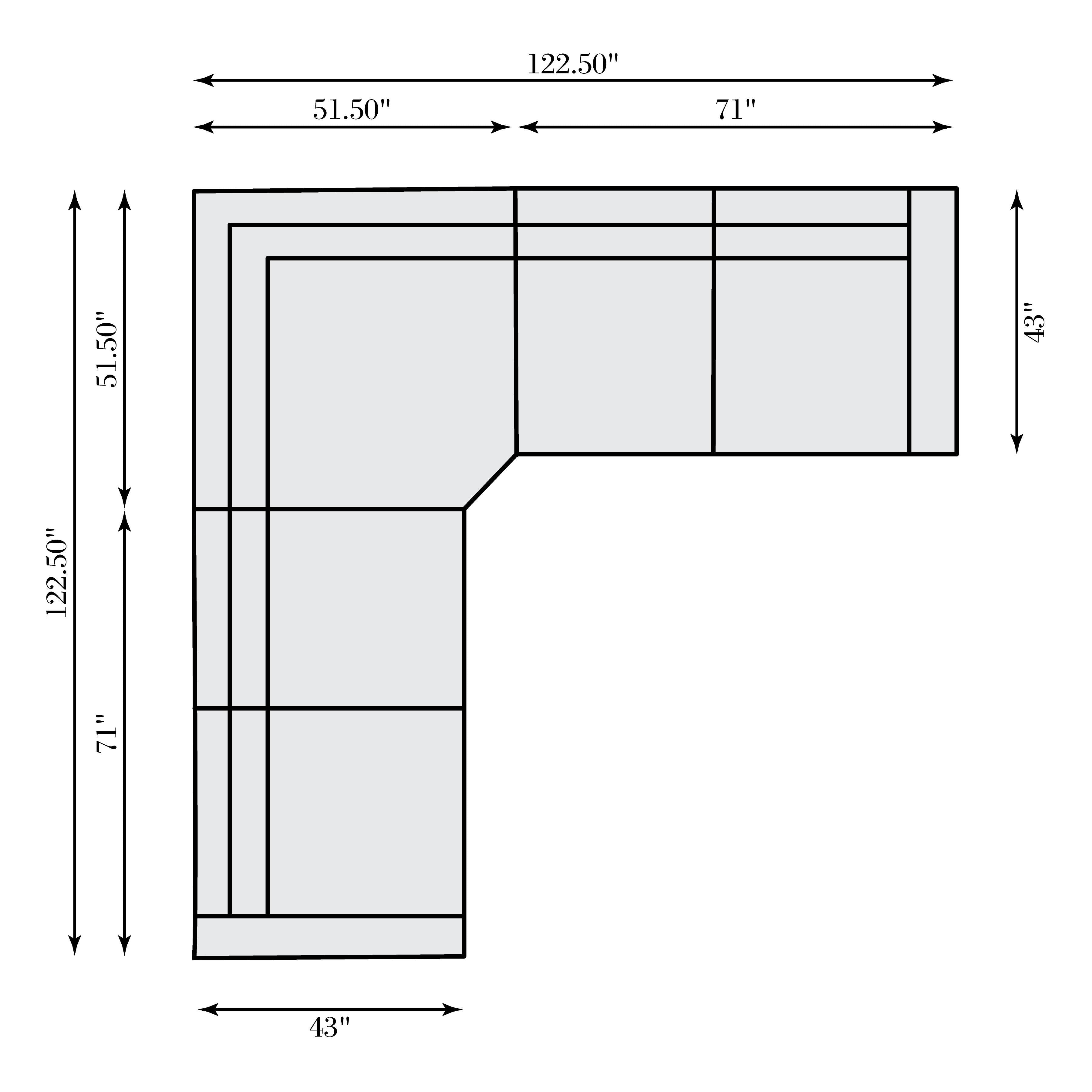 Bernhardt Furniture – Lioni Leather Power Motion Sectional
