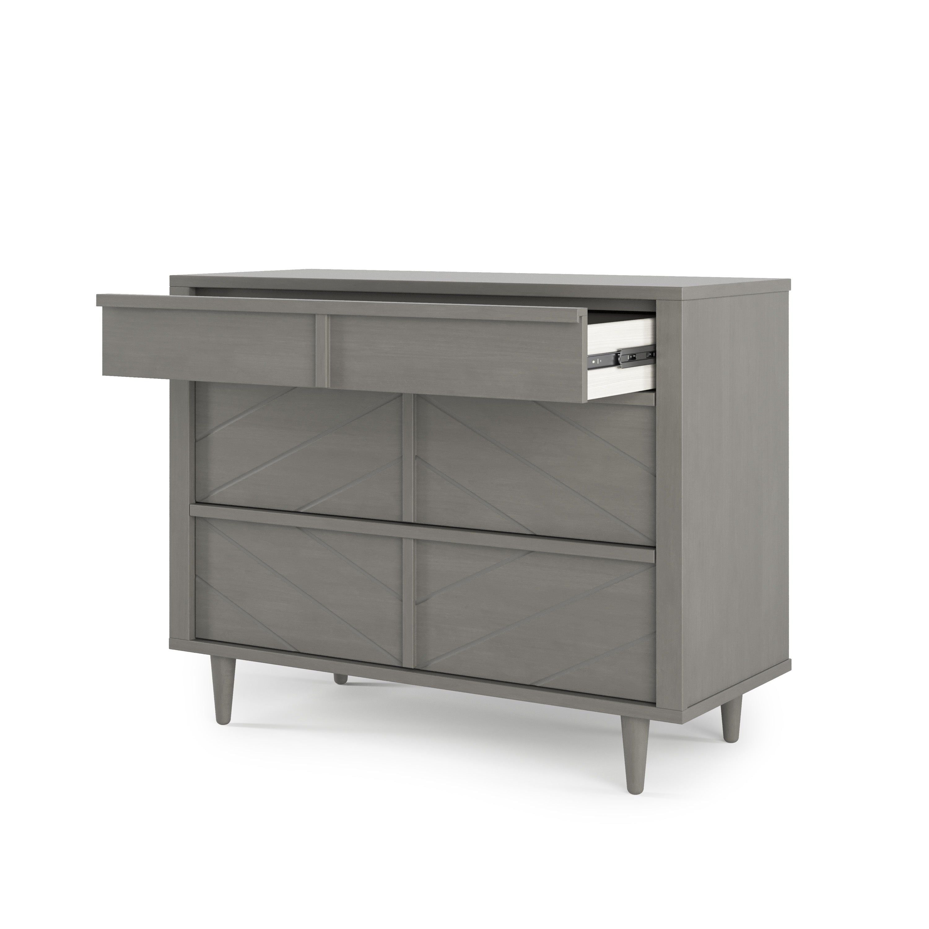 Surrey Hill 3 Drawer Dresser in Lunar Gray
