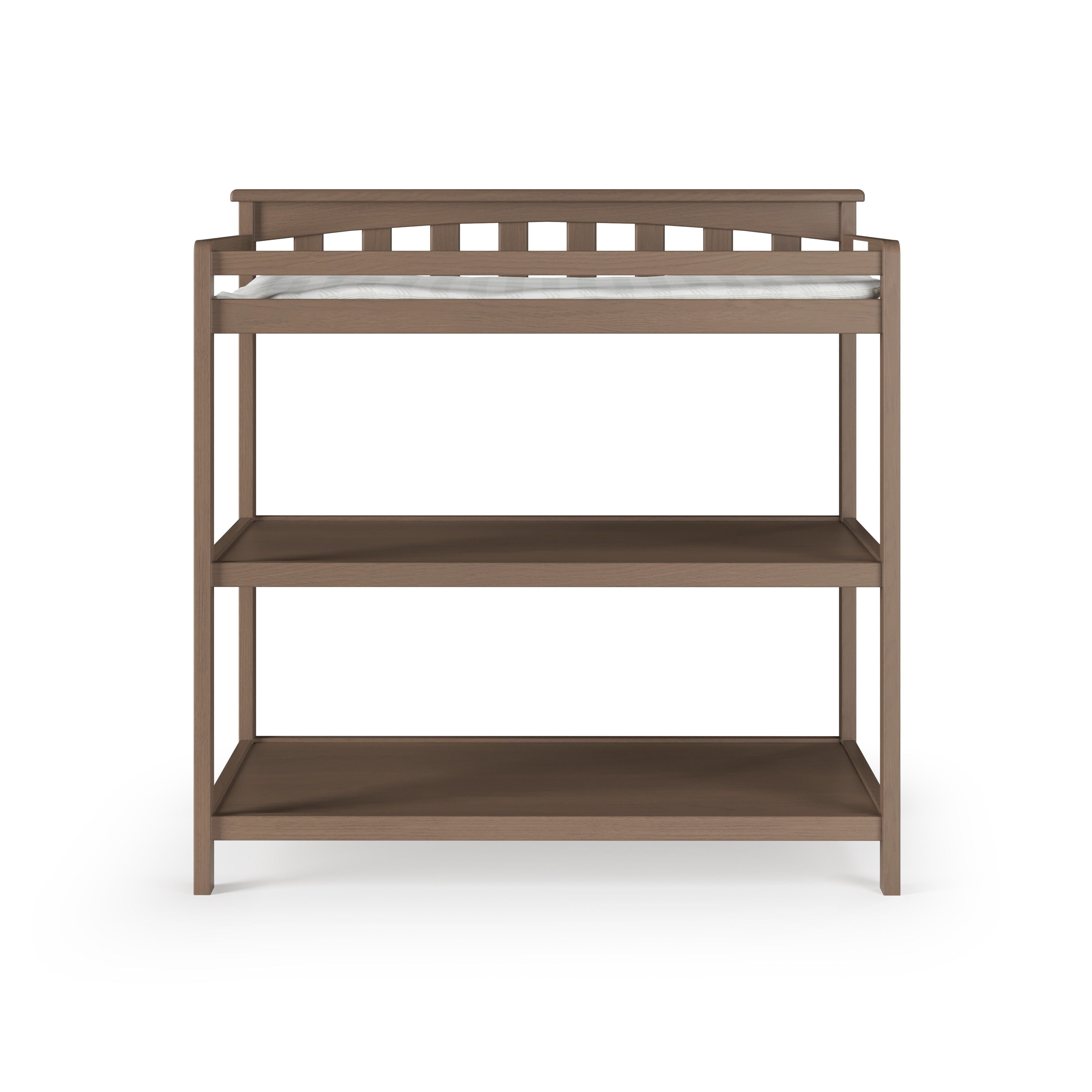 Flat Top Baby Changing Table, Dusty Heather