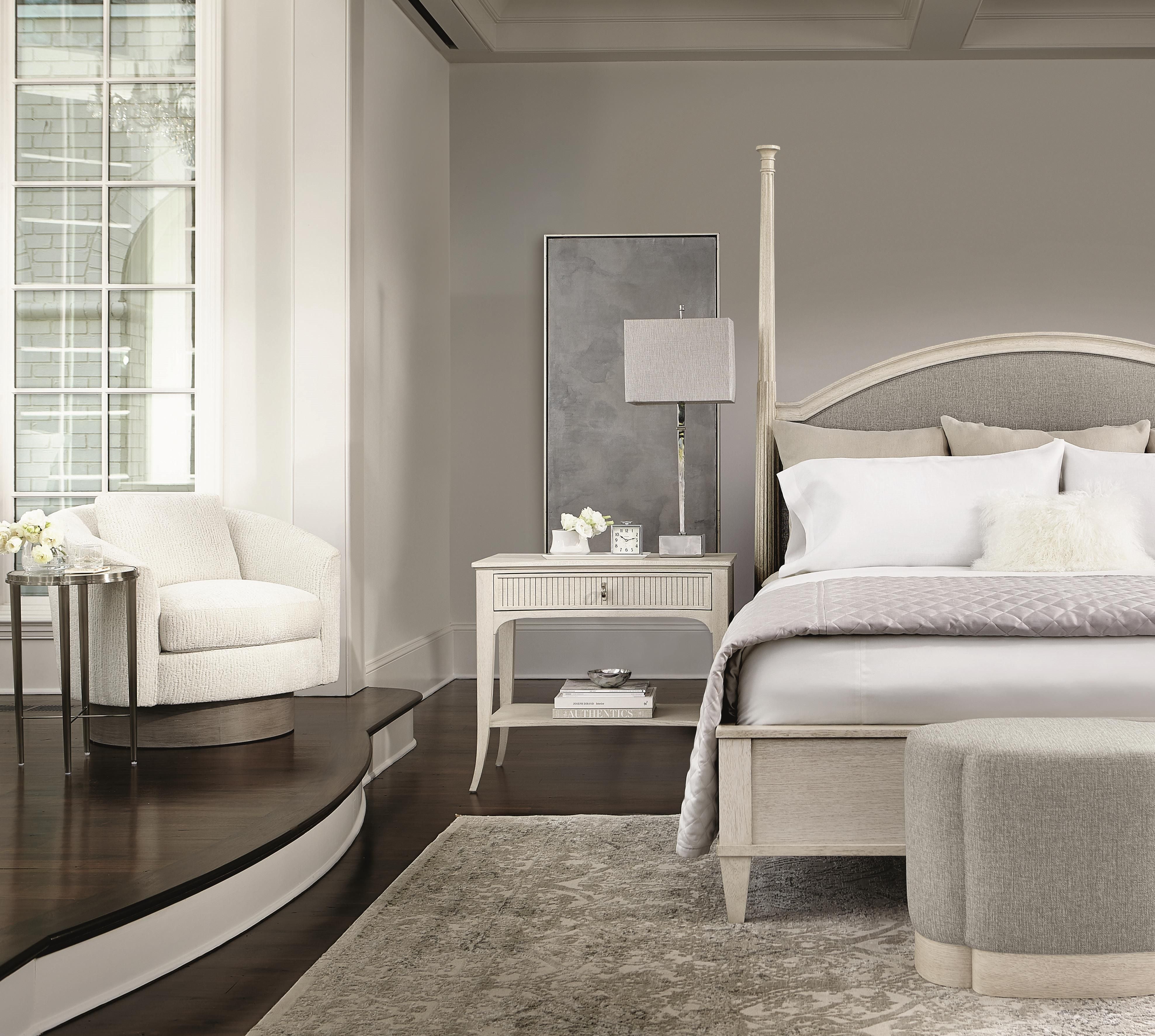 Bernhardt Camino Fabric Swivel Chair