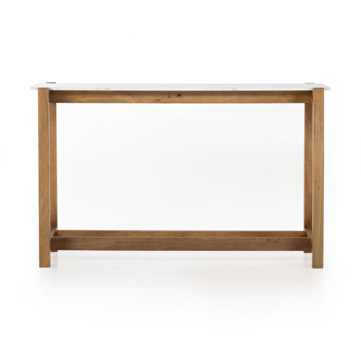 Scout Bar + Counter Table with Marble Top and Mango Frame