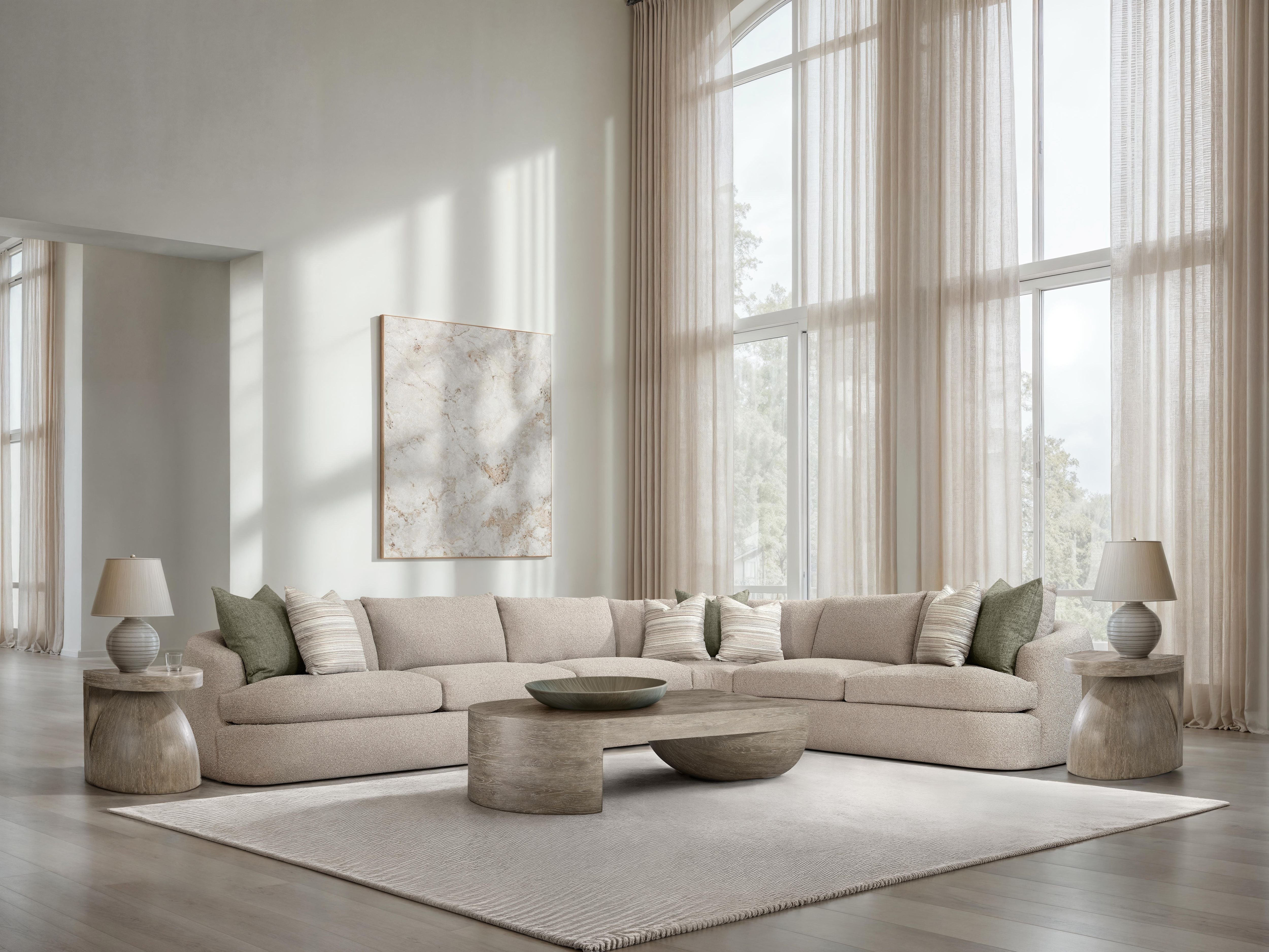 Bernhardt Furniture Jules Fabric Sectional