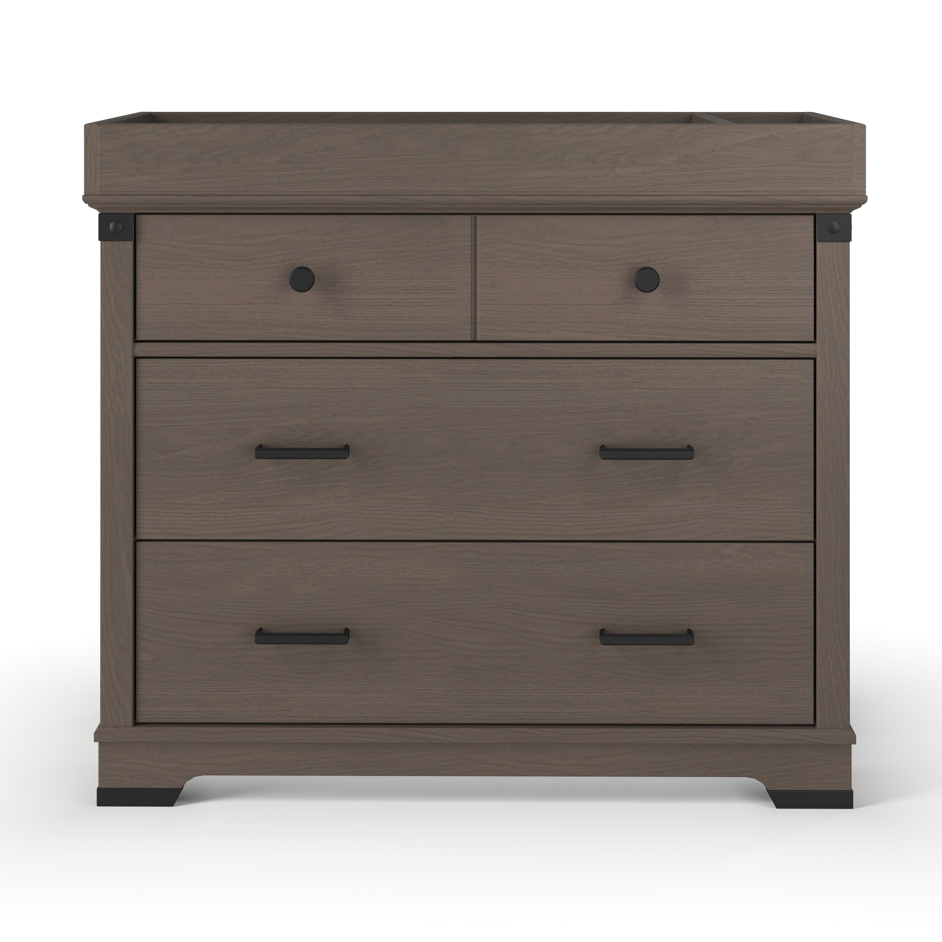 Universal Changing Table Topper, Dapper Gray by Halo Sleep