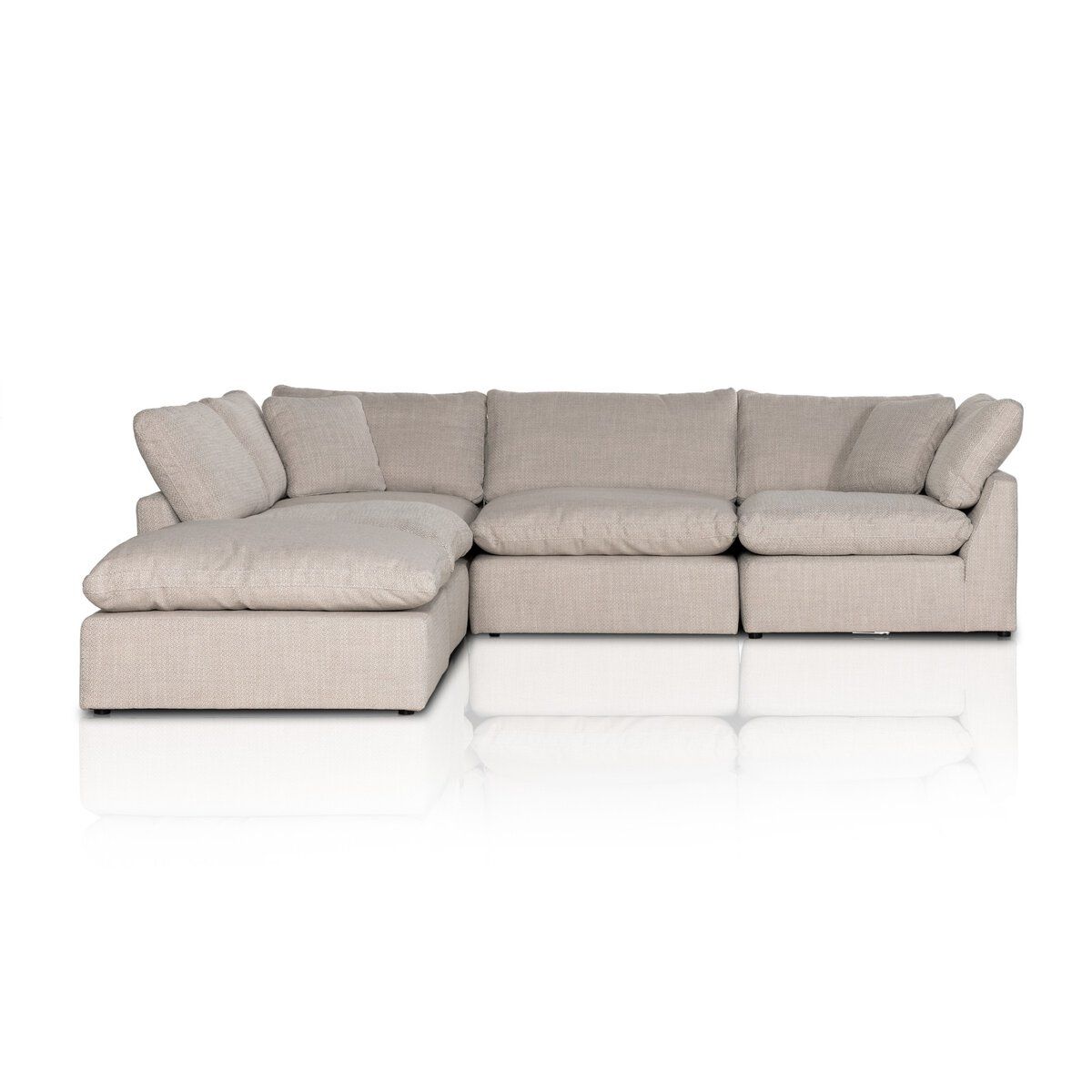 Stevie 4-piece Sectional W/ Ottoman