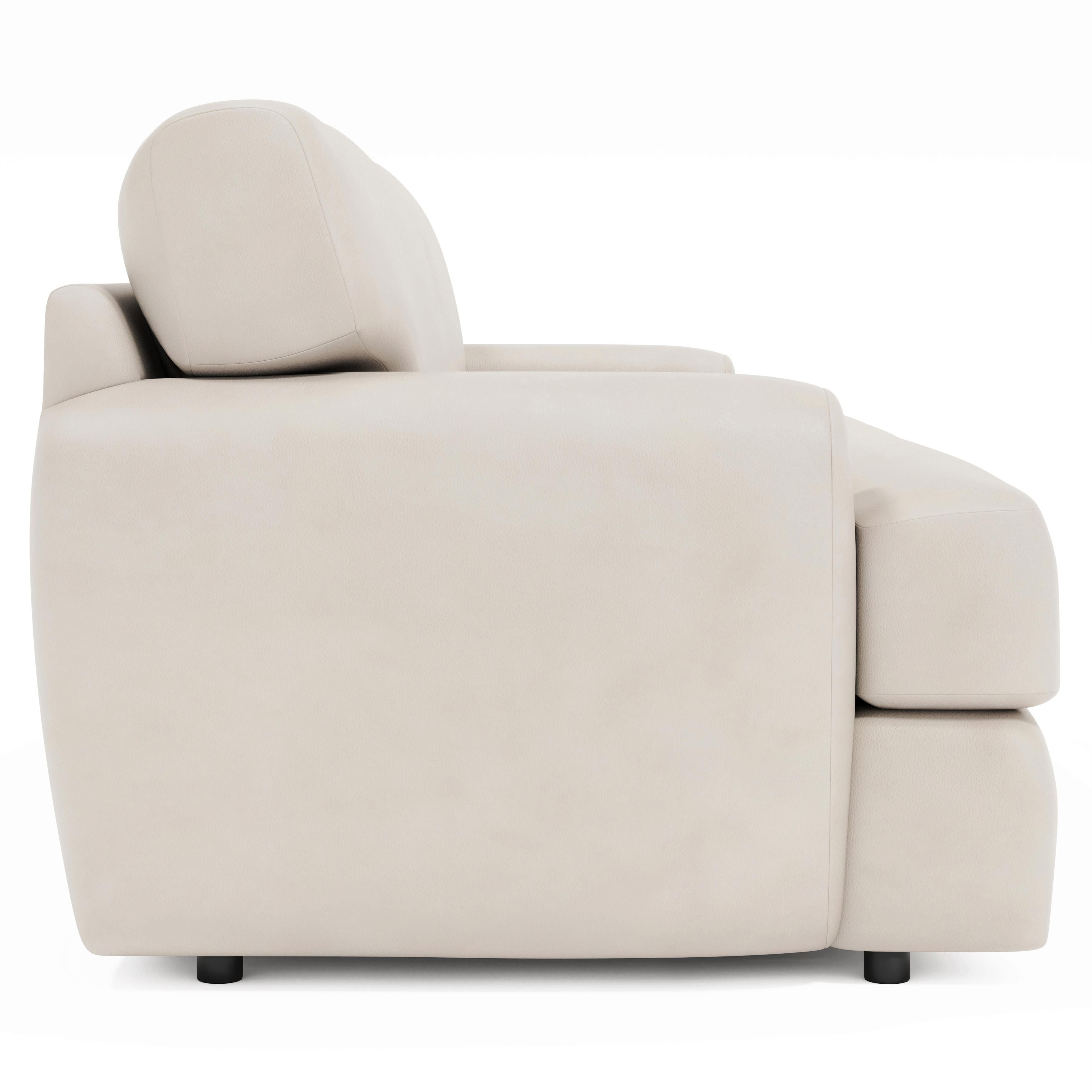 Bernhardt Cameron Leather Loveseat