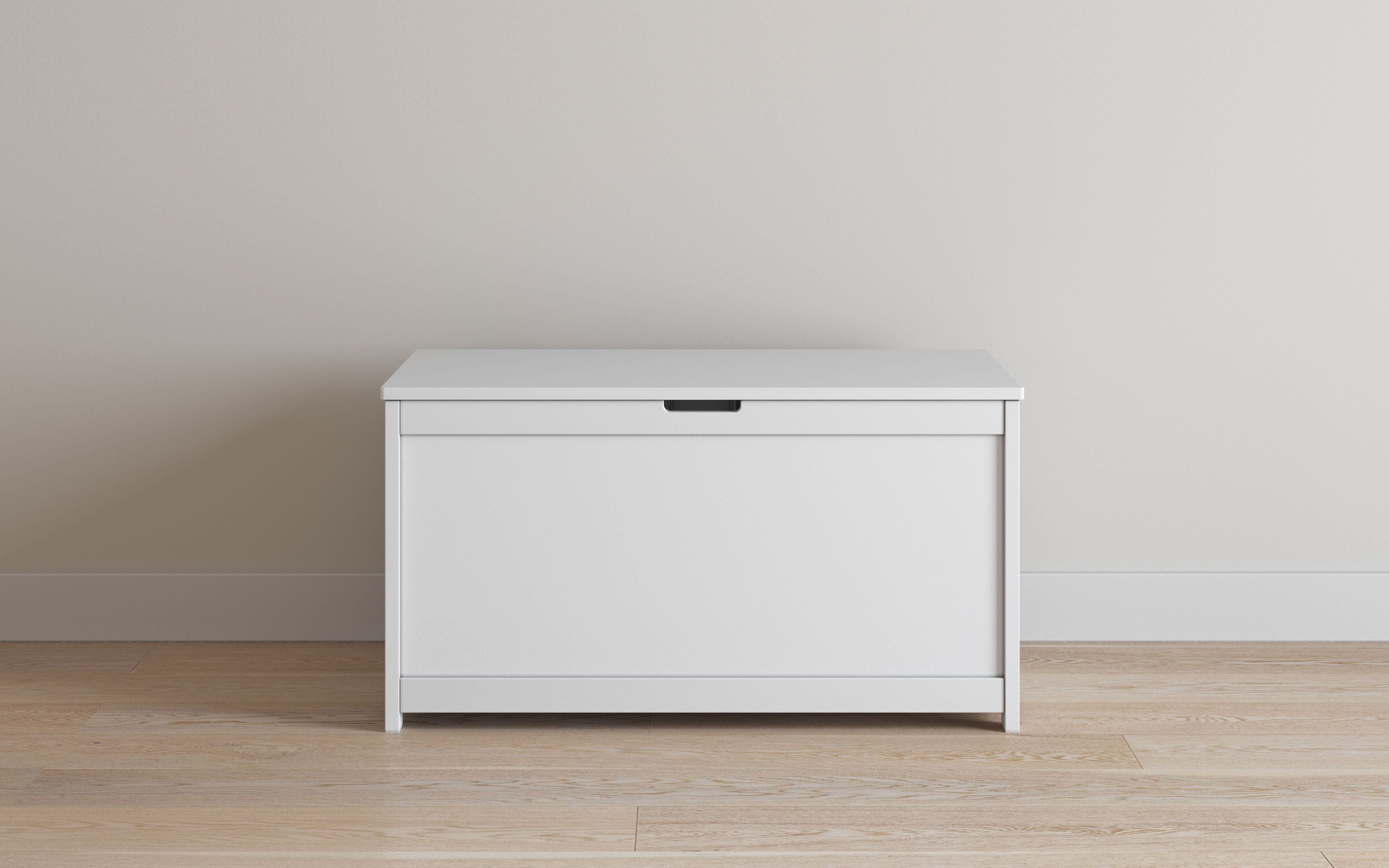 Harmony 33" Kids Toy Box, Matte White