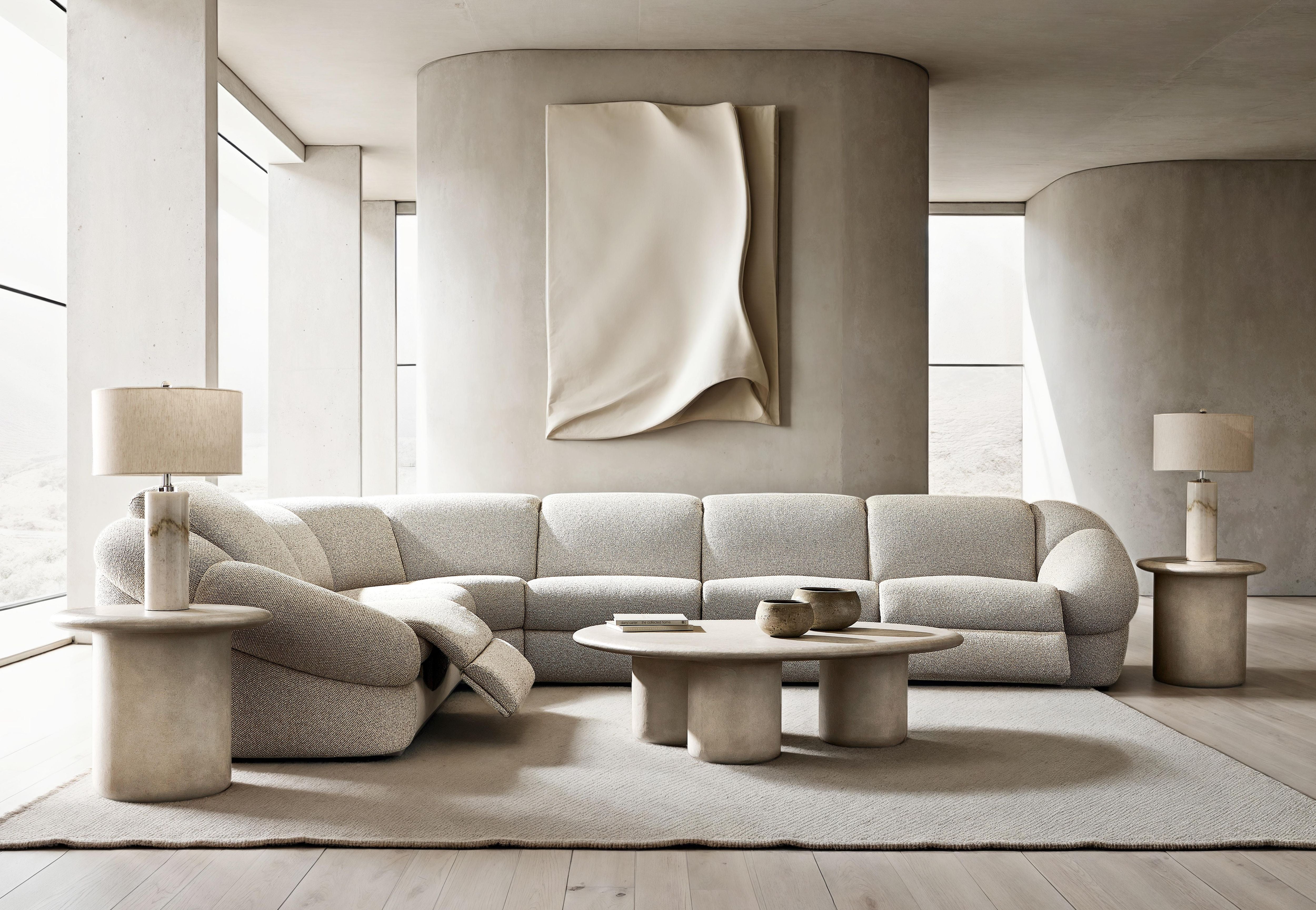 Bernhardt Furniture – Massimo Fabric Power Motion Sectional