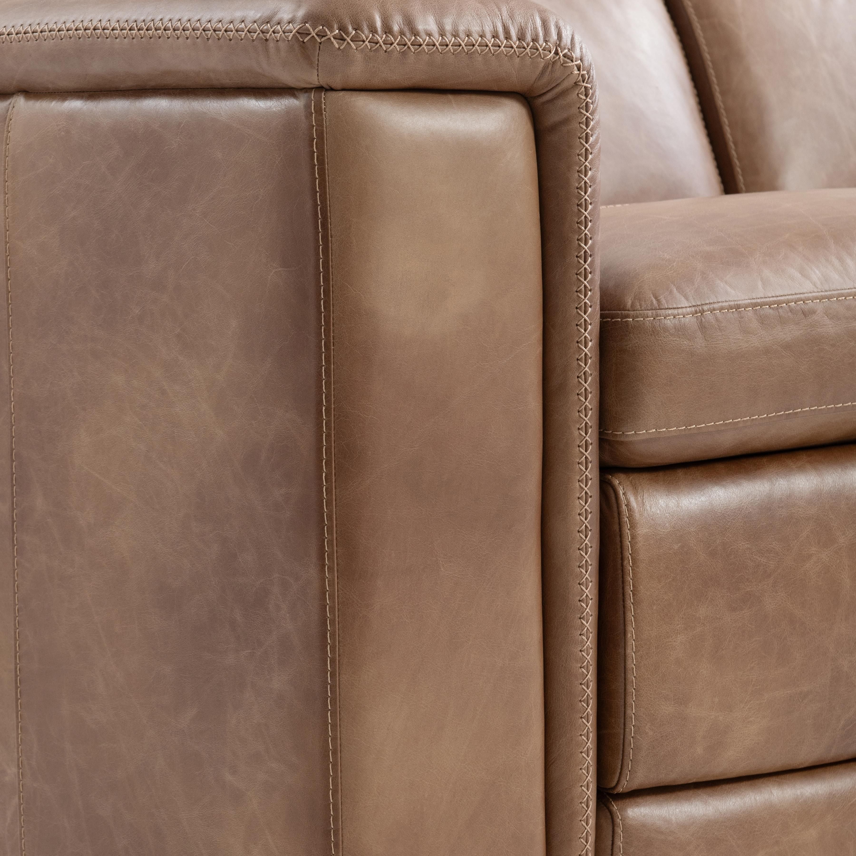 Bernhardt Furniture Lioni Leather Power Motion Sofa