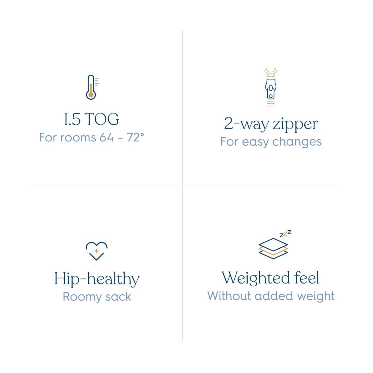Easy Transition Sleepsack Tog 1.5
