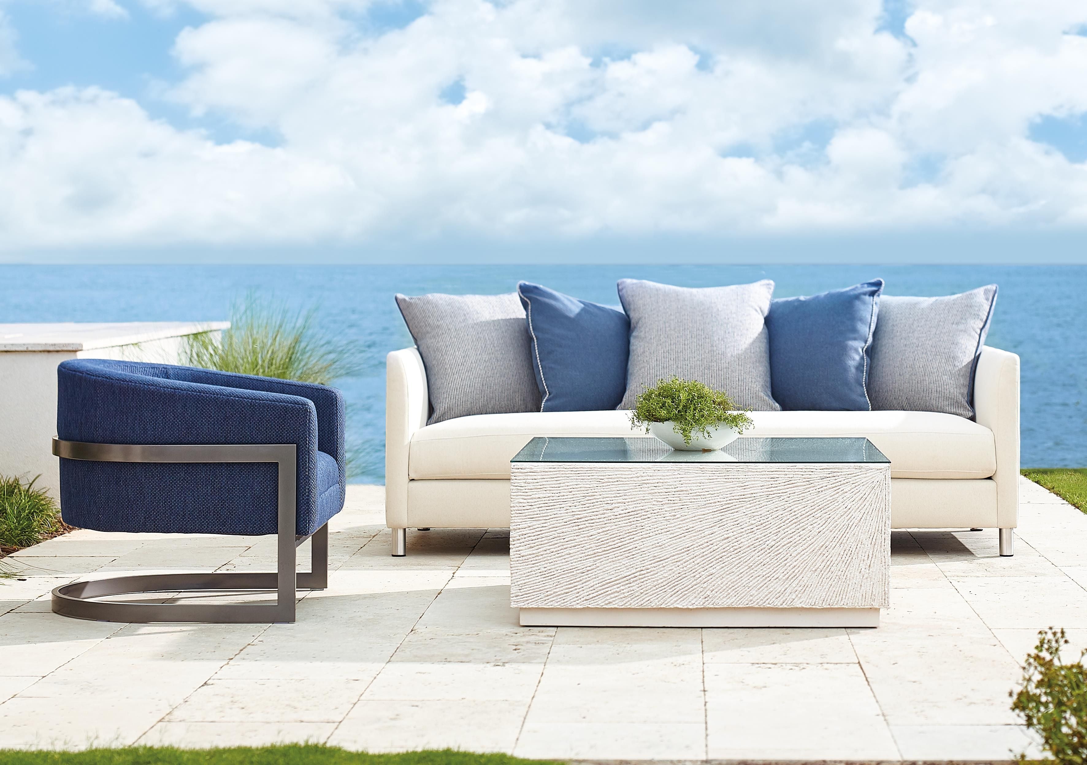 Bernhardt Tenerife Outdoor Cocktail Table