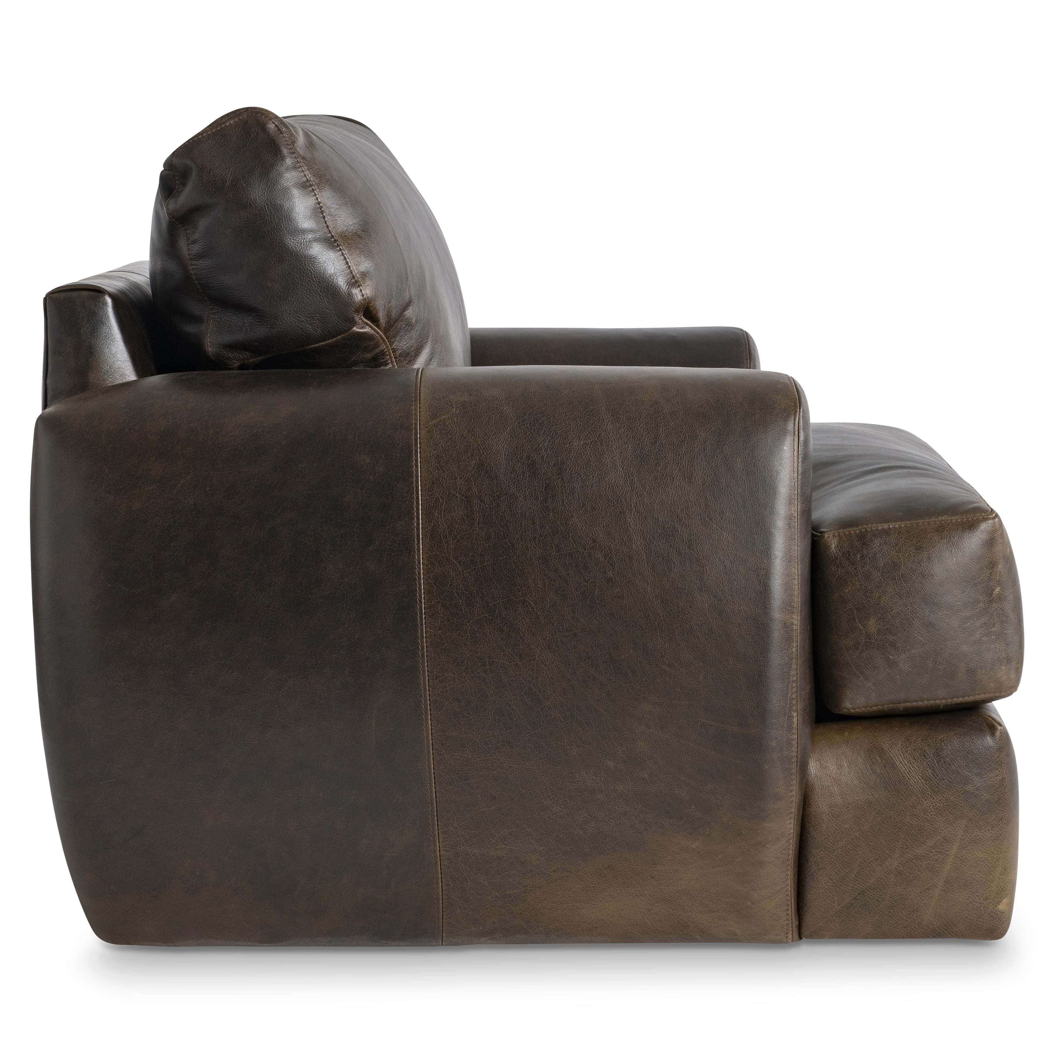 Bernhardt Furniture – Cameron Leather Swivel Chair