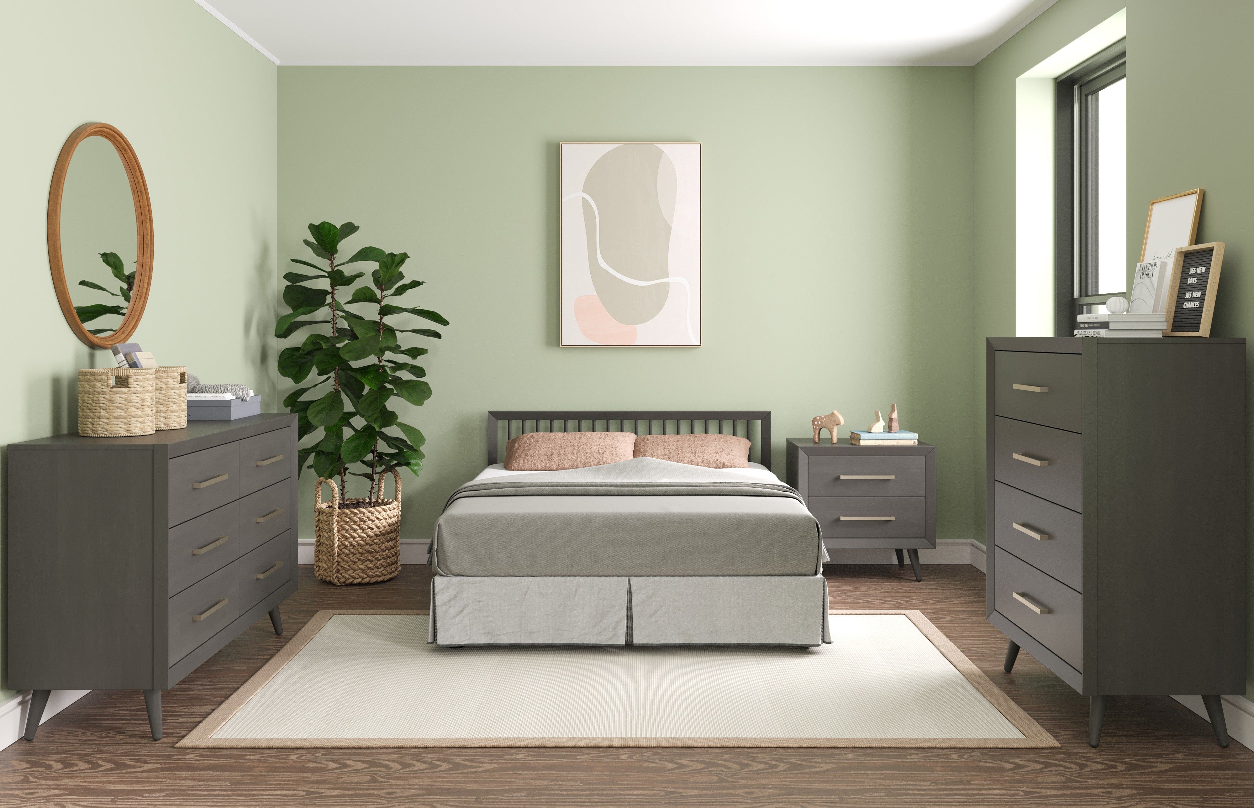 Cranbrook Double Dresser, Lunar Gray