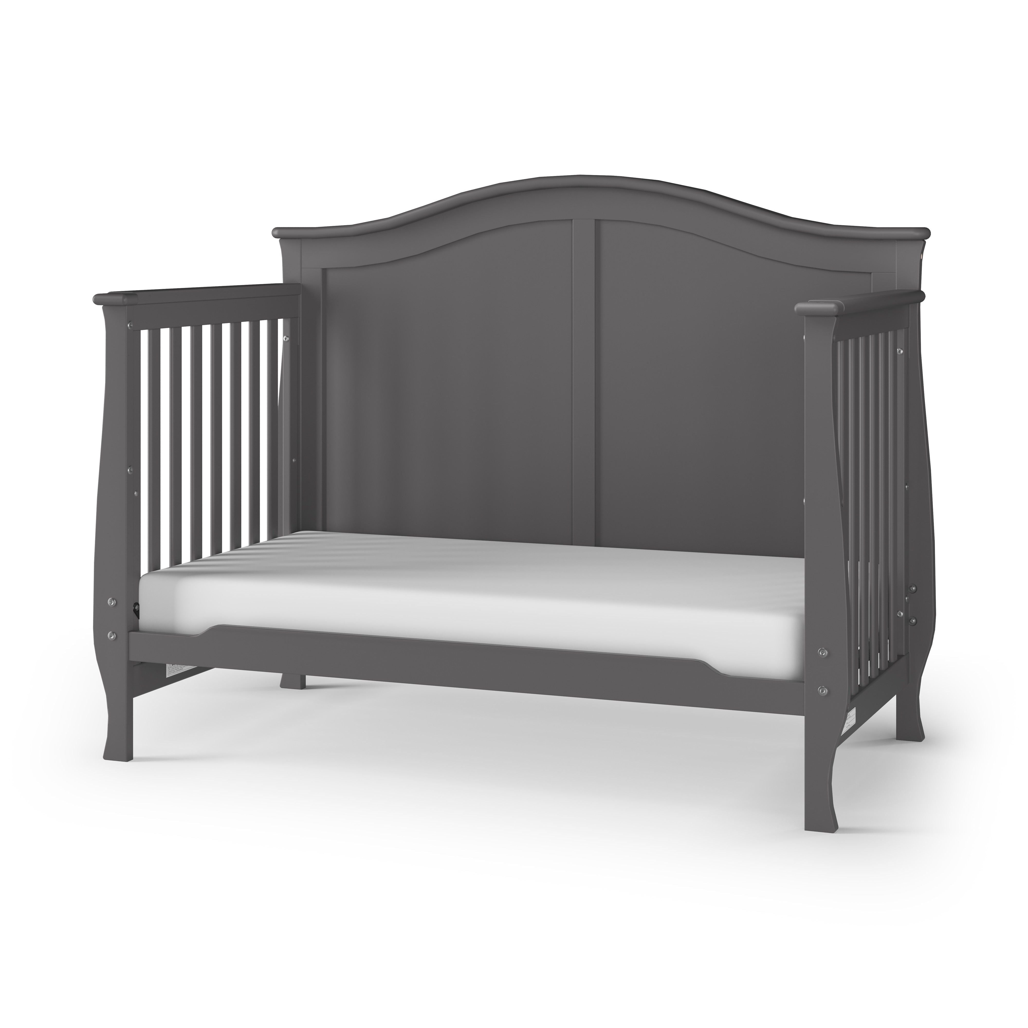 Camden 4-in-1 Convertible Crib, Cool Grey