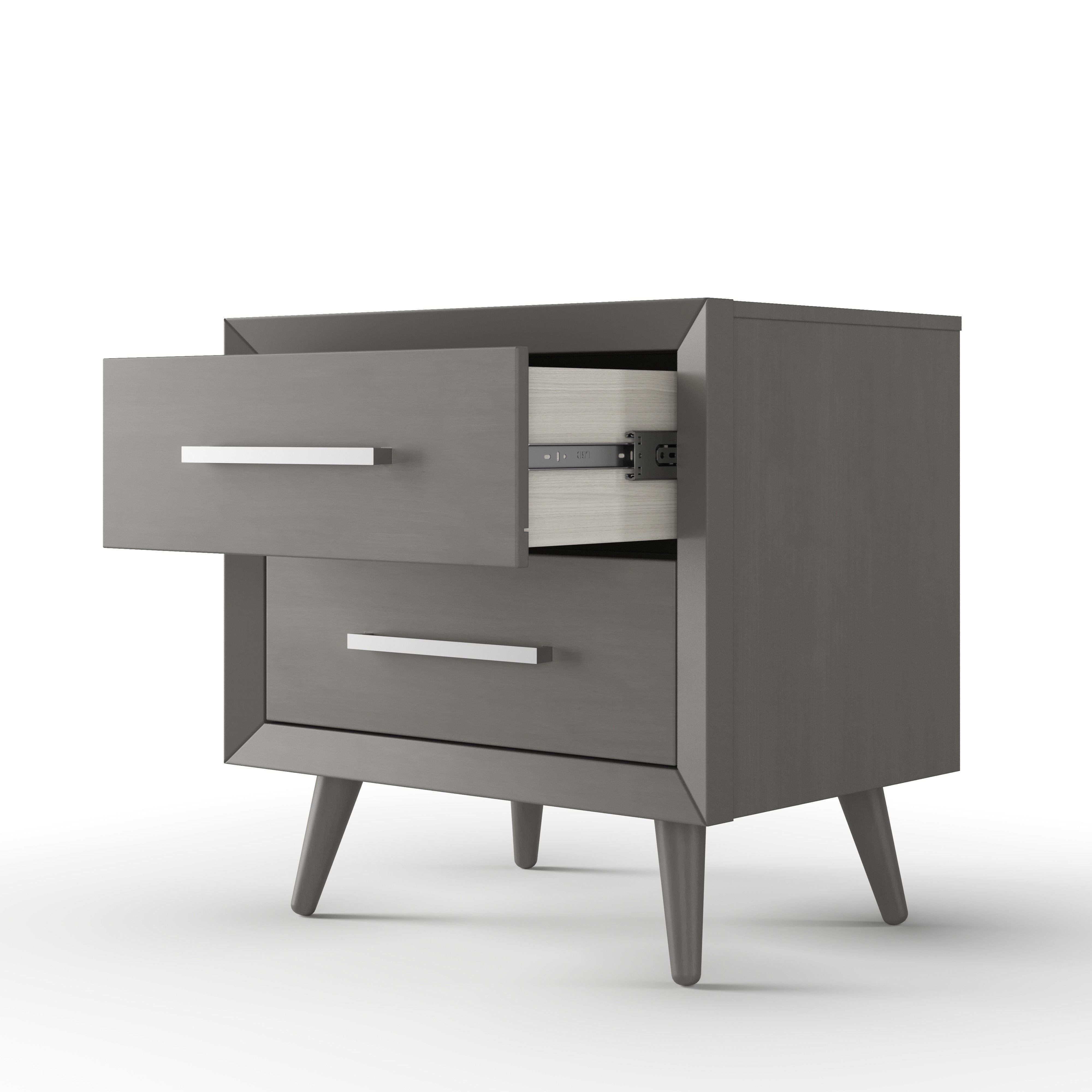 Cranbrook Nightstand, Lunar Gray