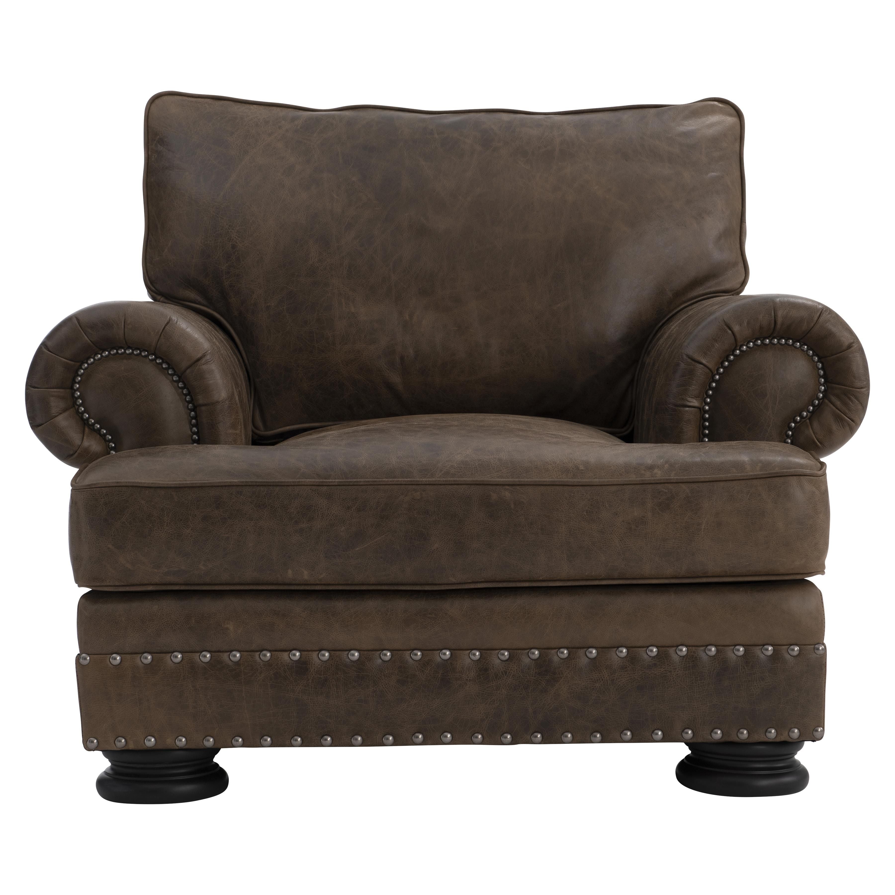 Bernhardt Foster Leather Chair