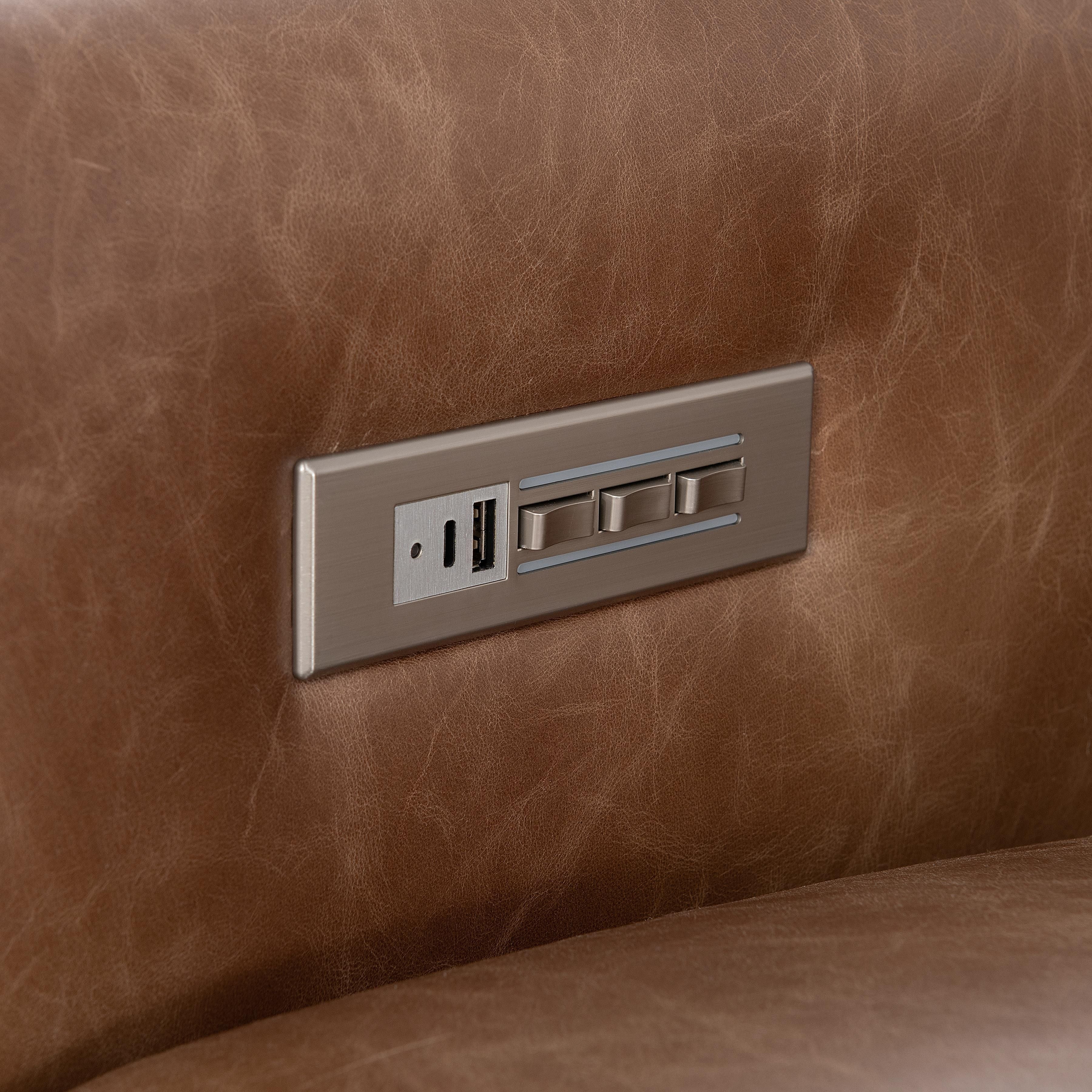 Bernhardt Furniture – Lioni Leather Power Motion Chair