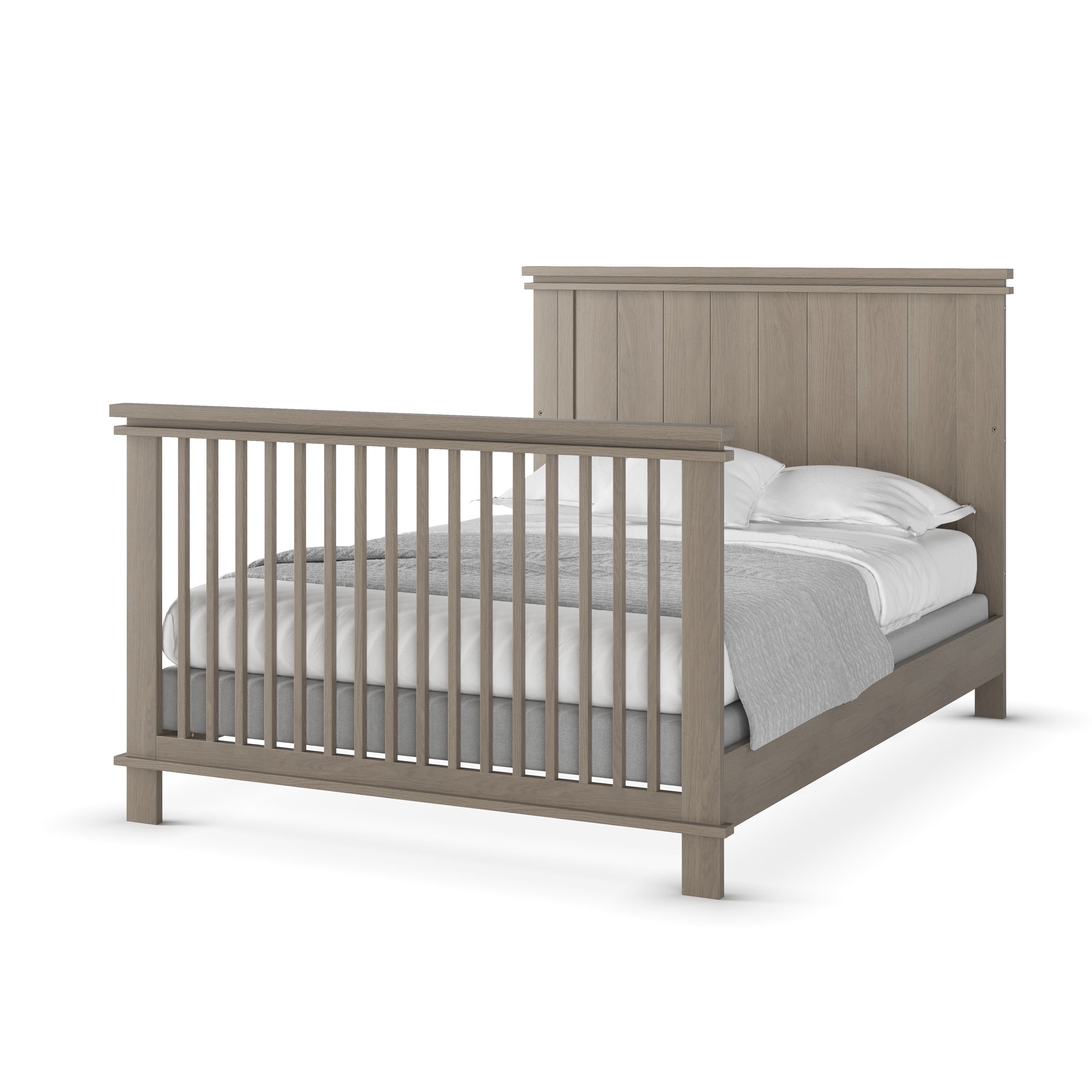 Denman 4-in-1 Convertible Crib, Crescent Gray