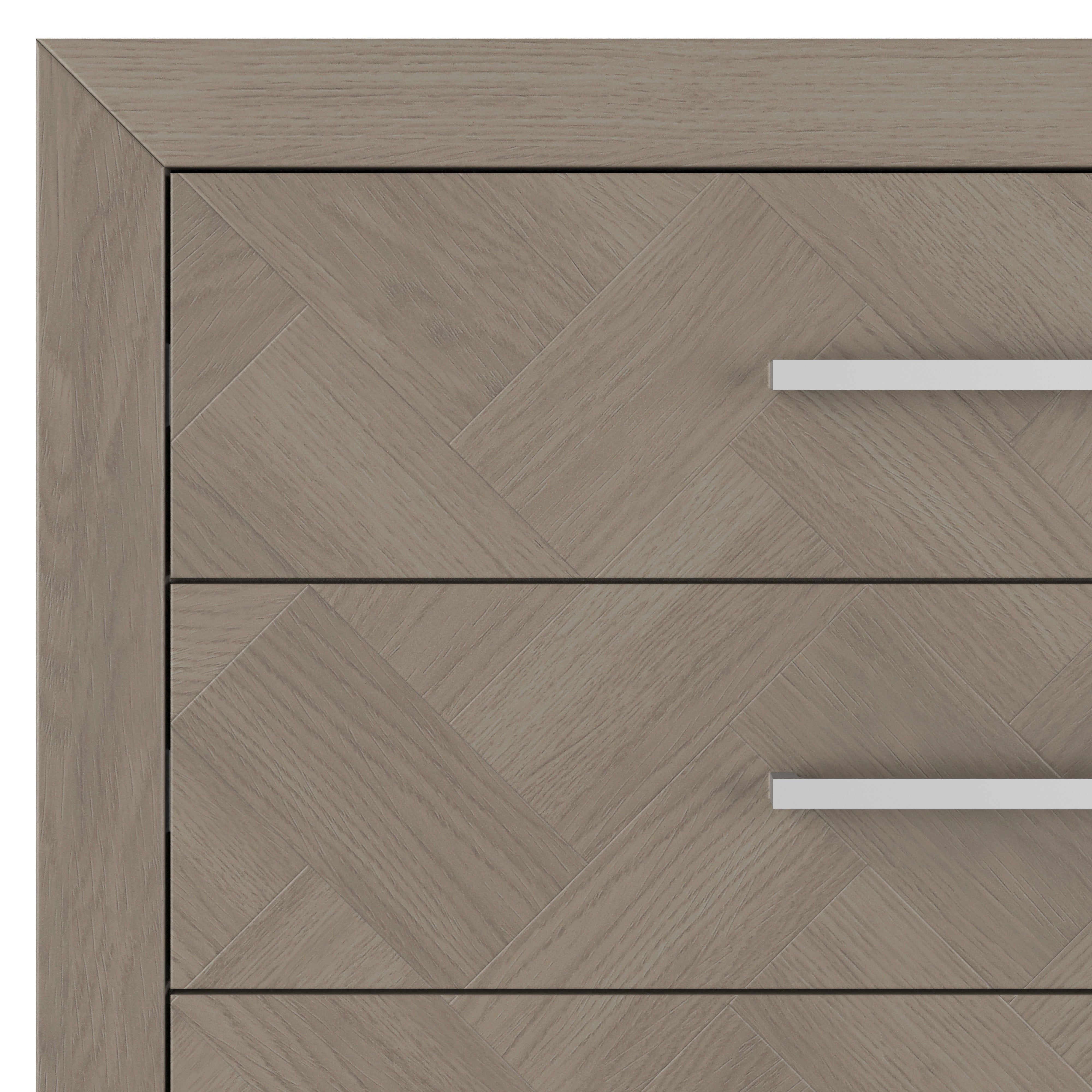Kieran 5-Drawer Chest, Crescent Gray