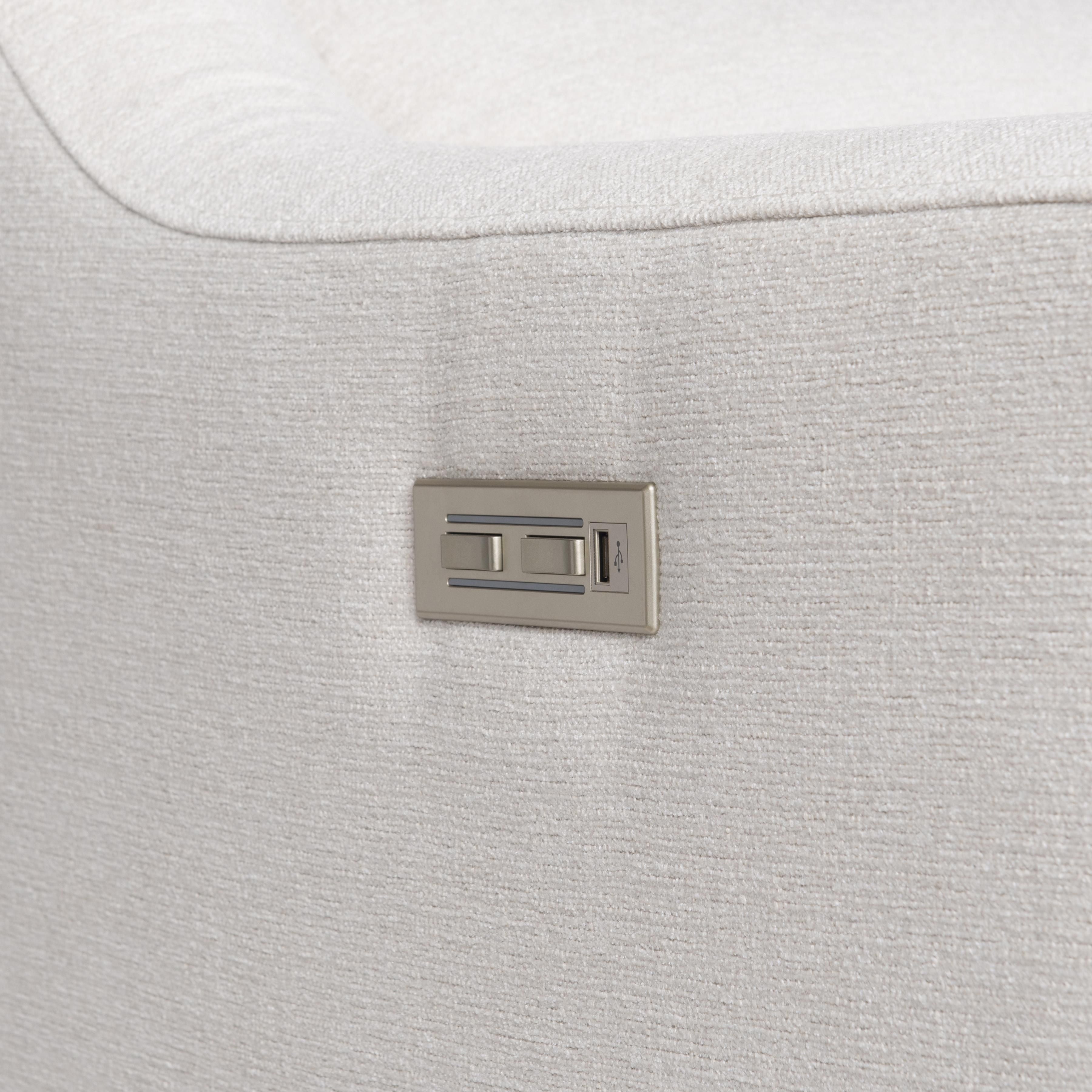 Bernhardt Furniture – Germain Fabric Power Motion Sofa