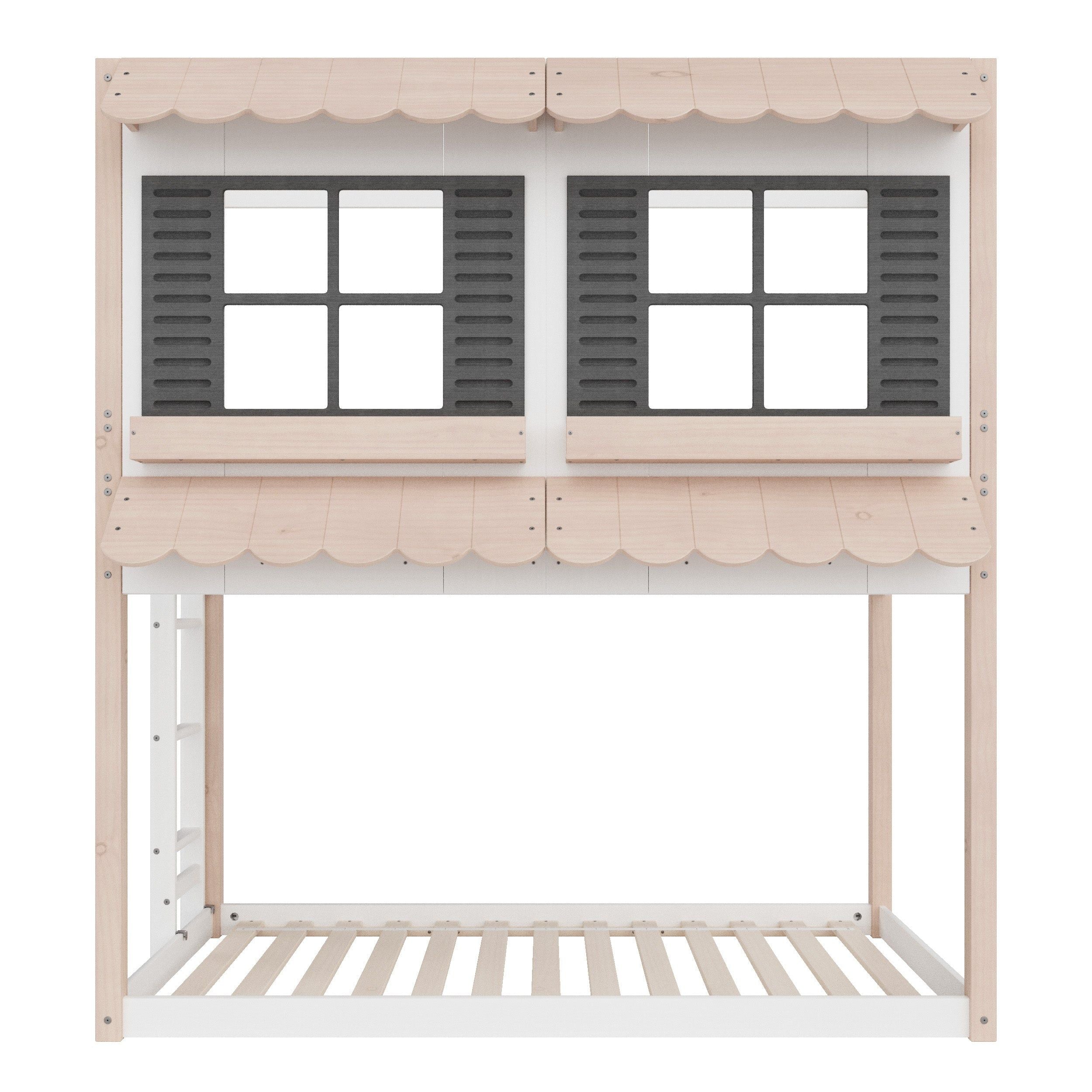 Garden Cottage Twin Over Twin Bunk Bed