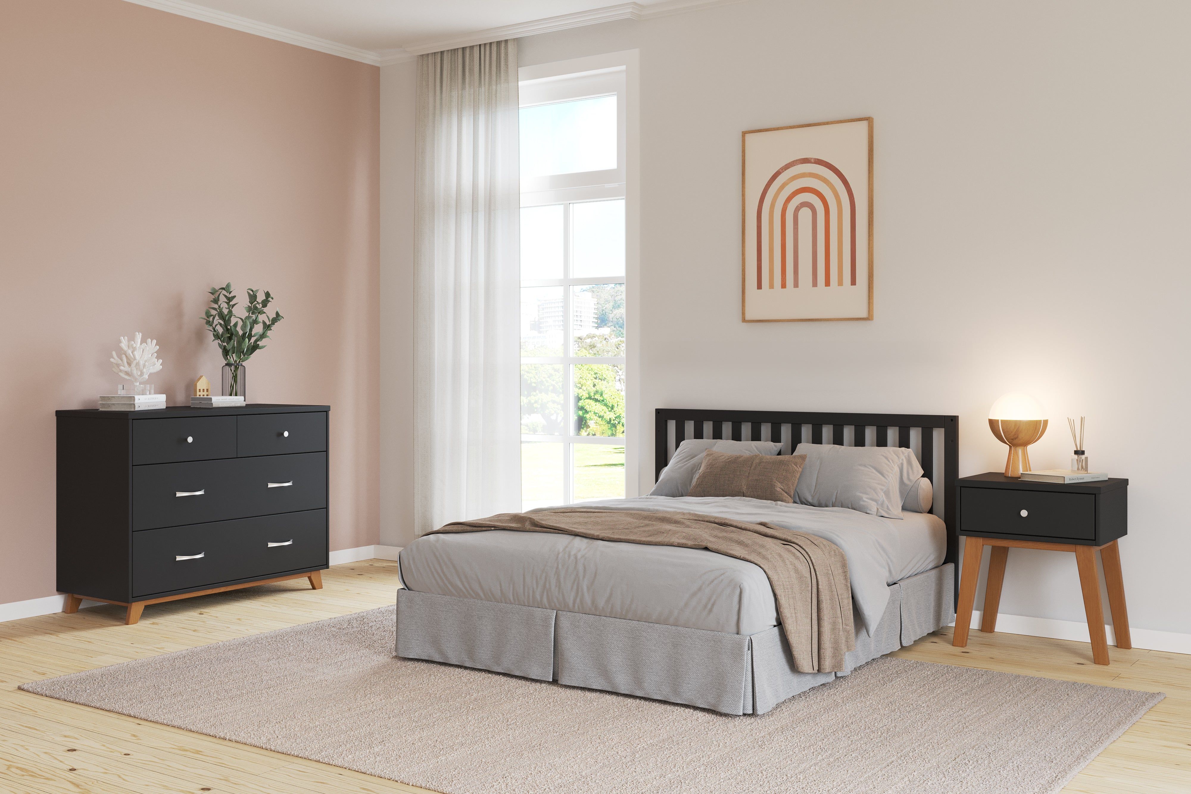 Soho Nightstand, Ebony