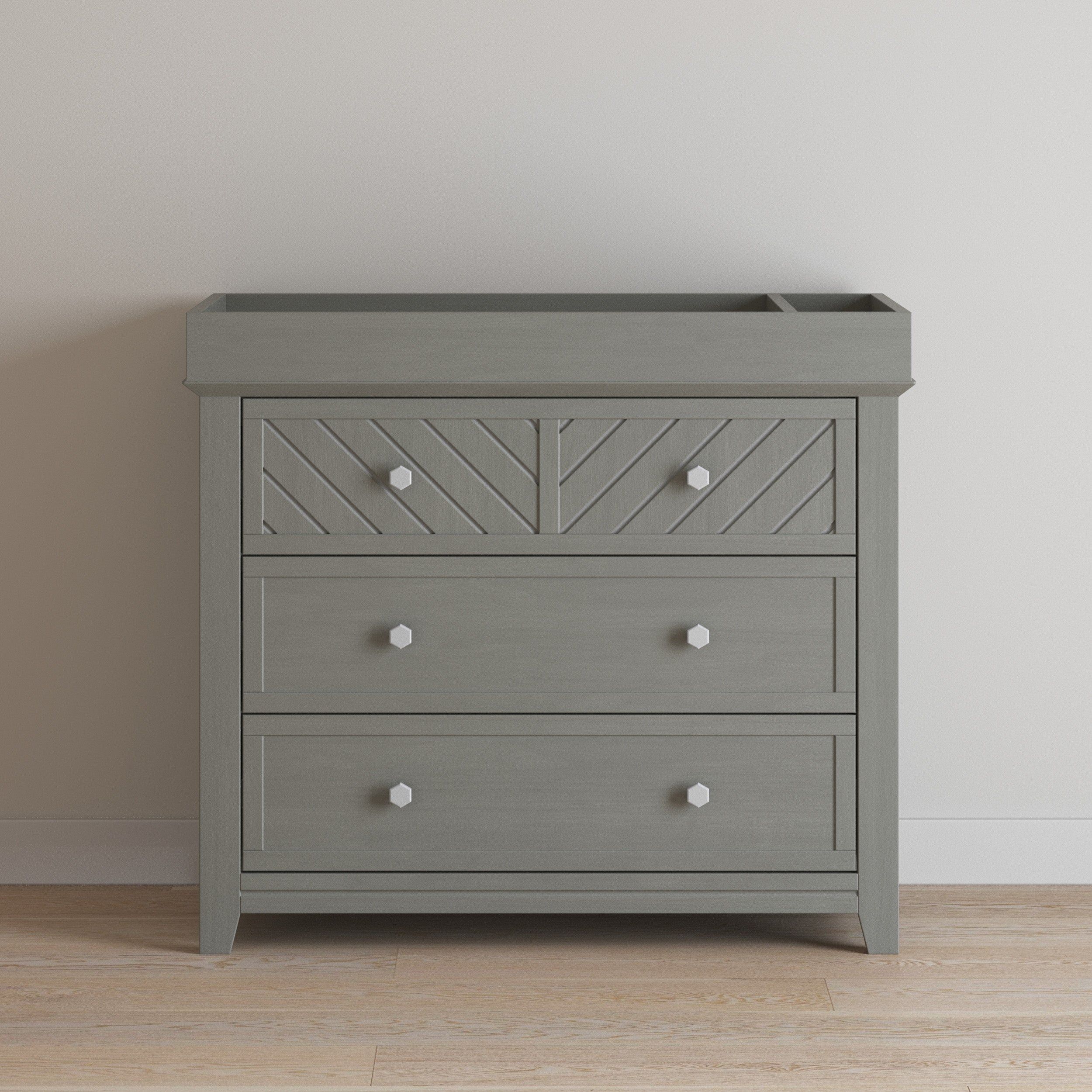Atwood 3-Drawer Dresser, Lunar Gray