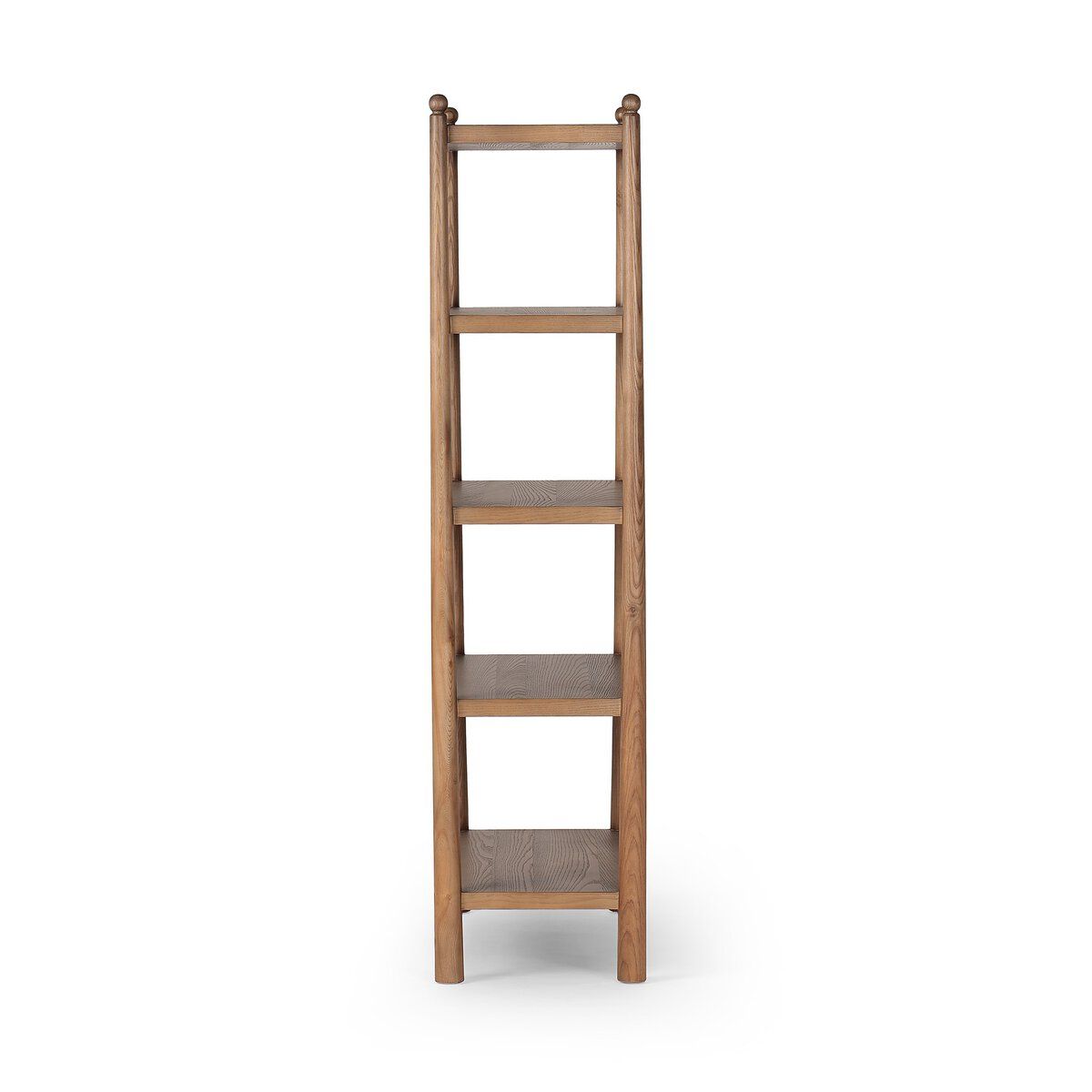 Eldridge Bookcase Solid Oak Tall Vertical Storage